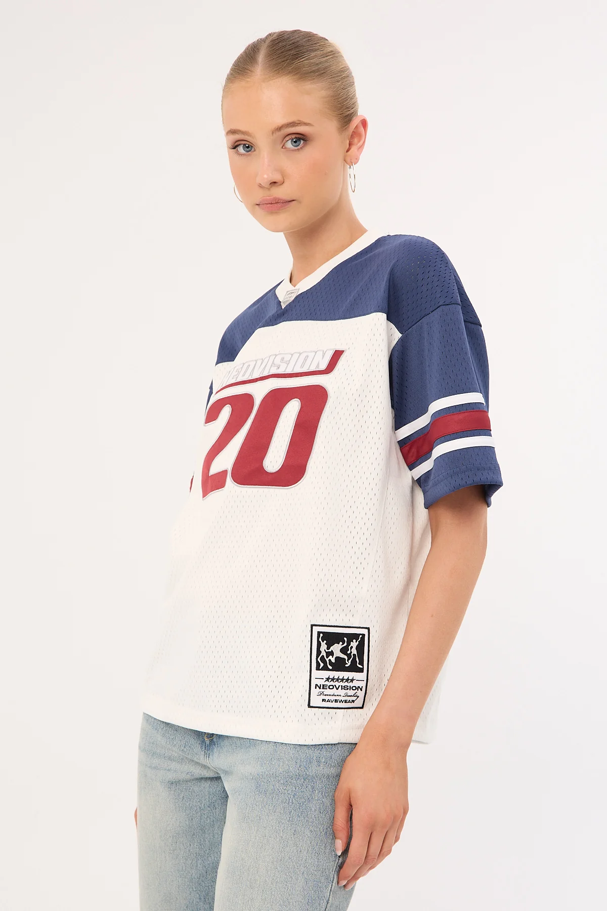 Neovision Aether V Neck Jersey White - Image 6