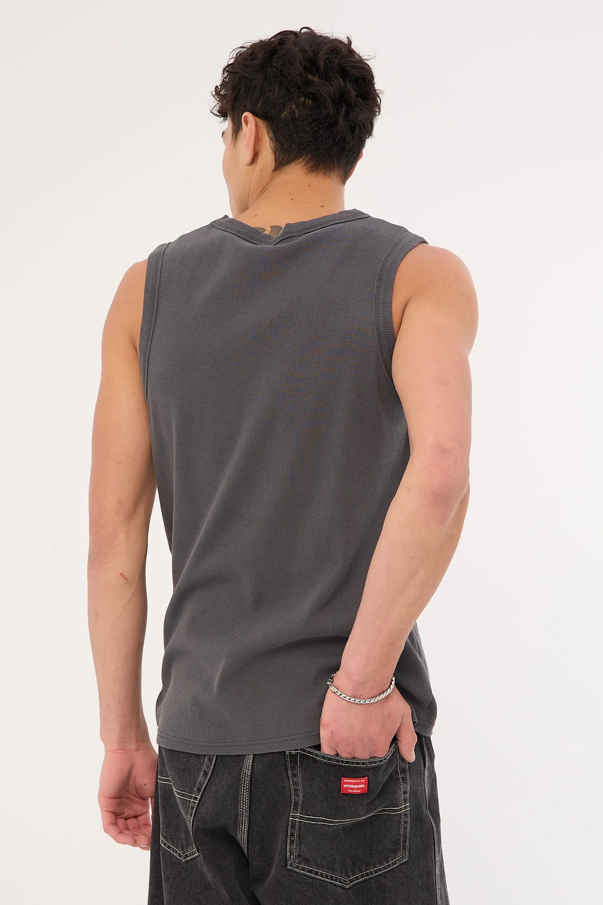 Neovision Aethera Bound Singlet Tank Washed Black - Image 5