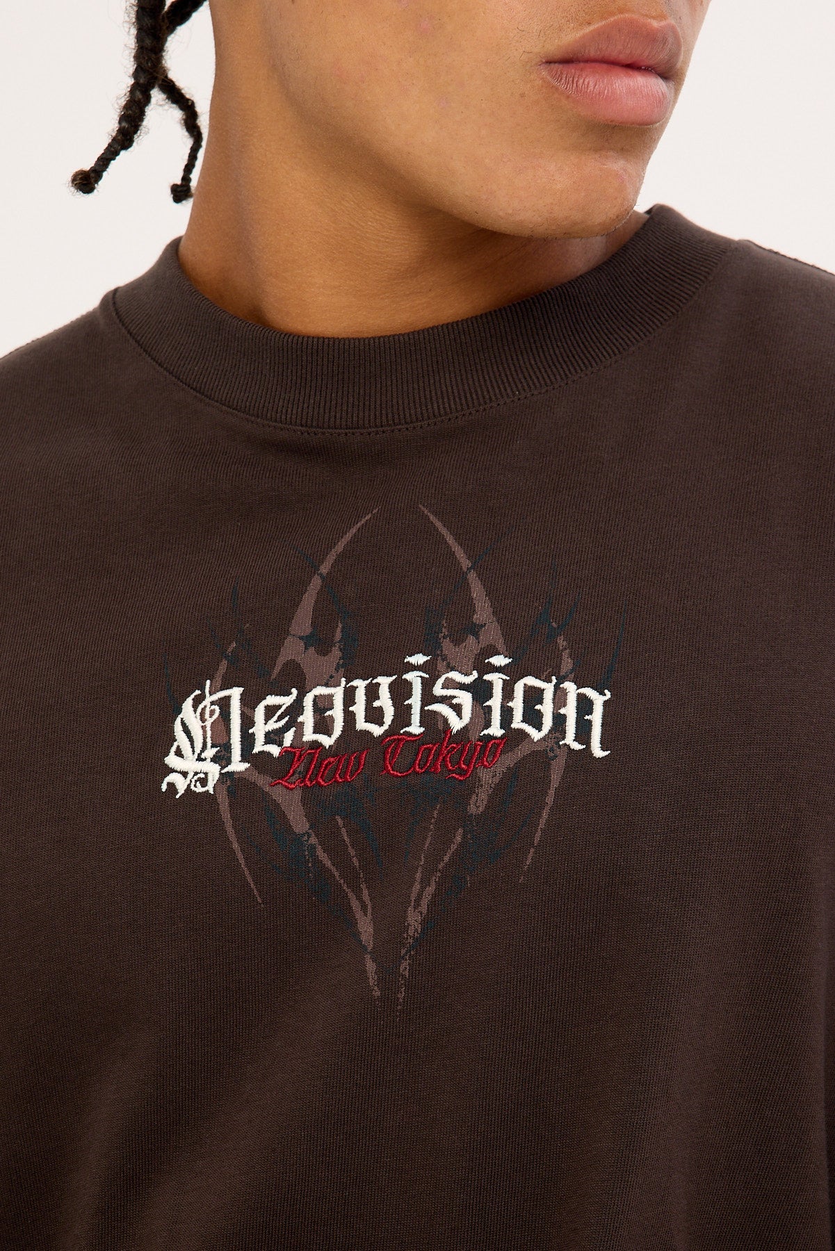 Neovision Akuma Oversize Super Heavy Tee Coffee Brown - Image 4