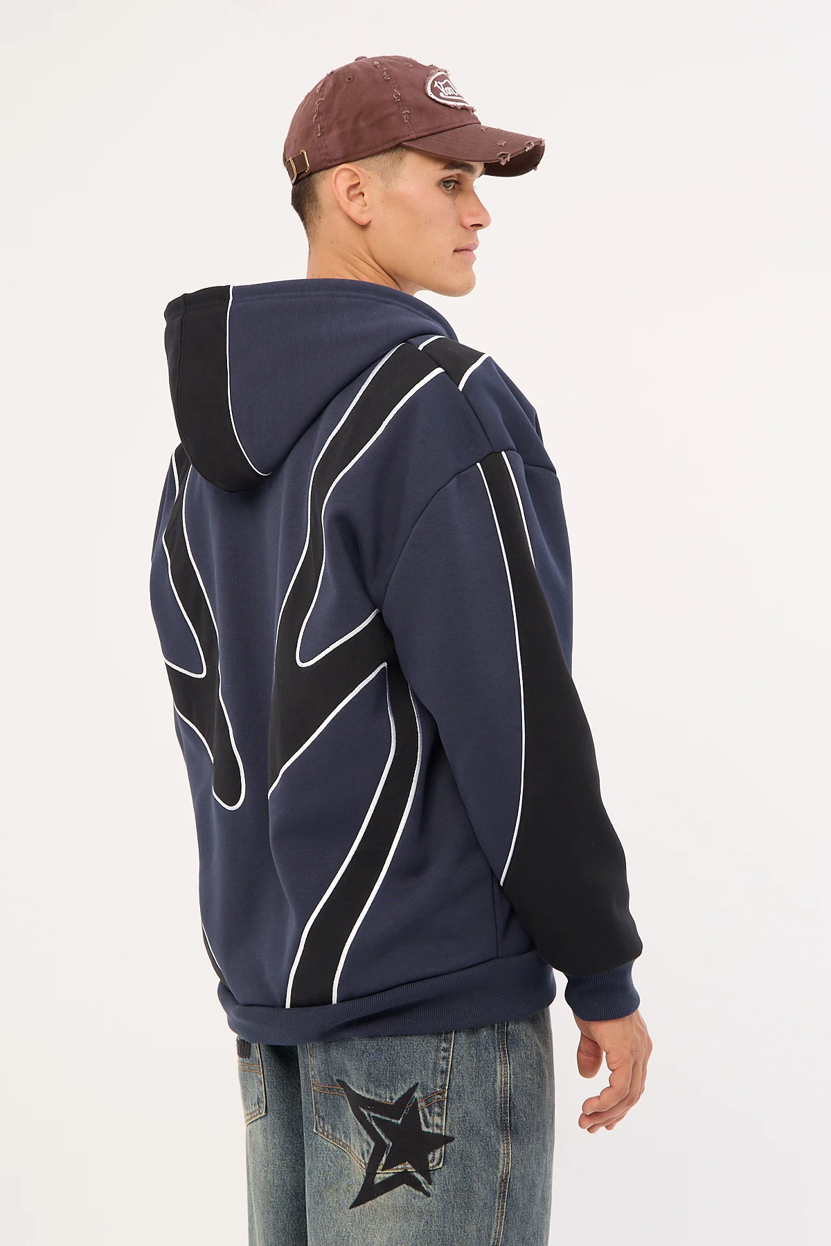 Neovision Amphibian Zip-Through Street Hoodie Blue - Image 4