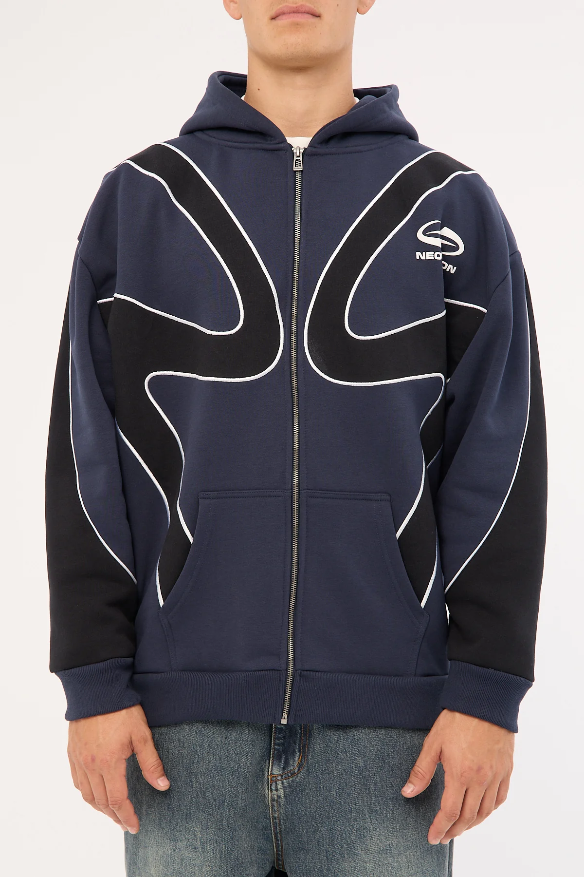 Neovision Amphibian Zip-Through Street Hoodie Blue - Image 8