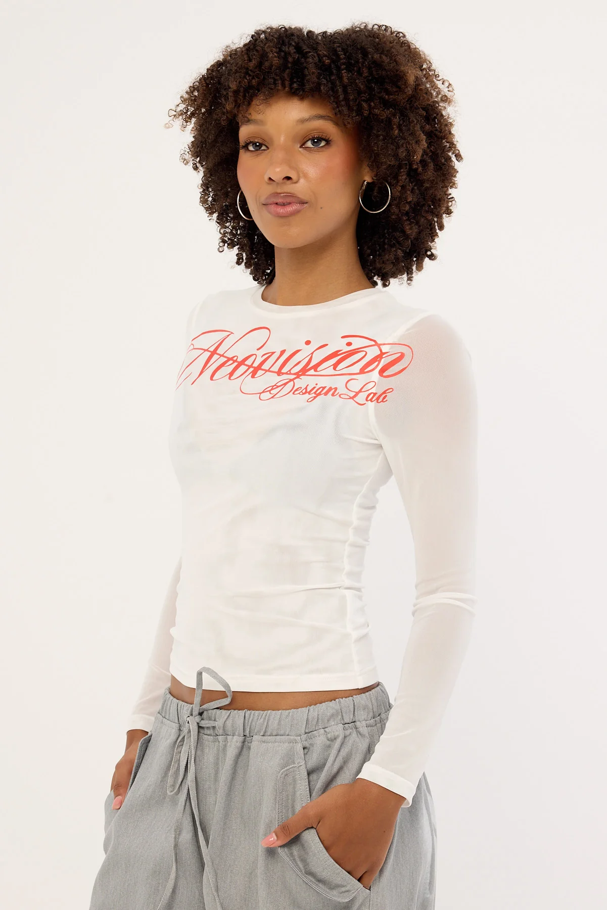 Neovision Arcane Mesh Long Sleeve White - Image 3