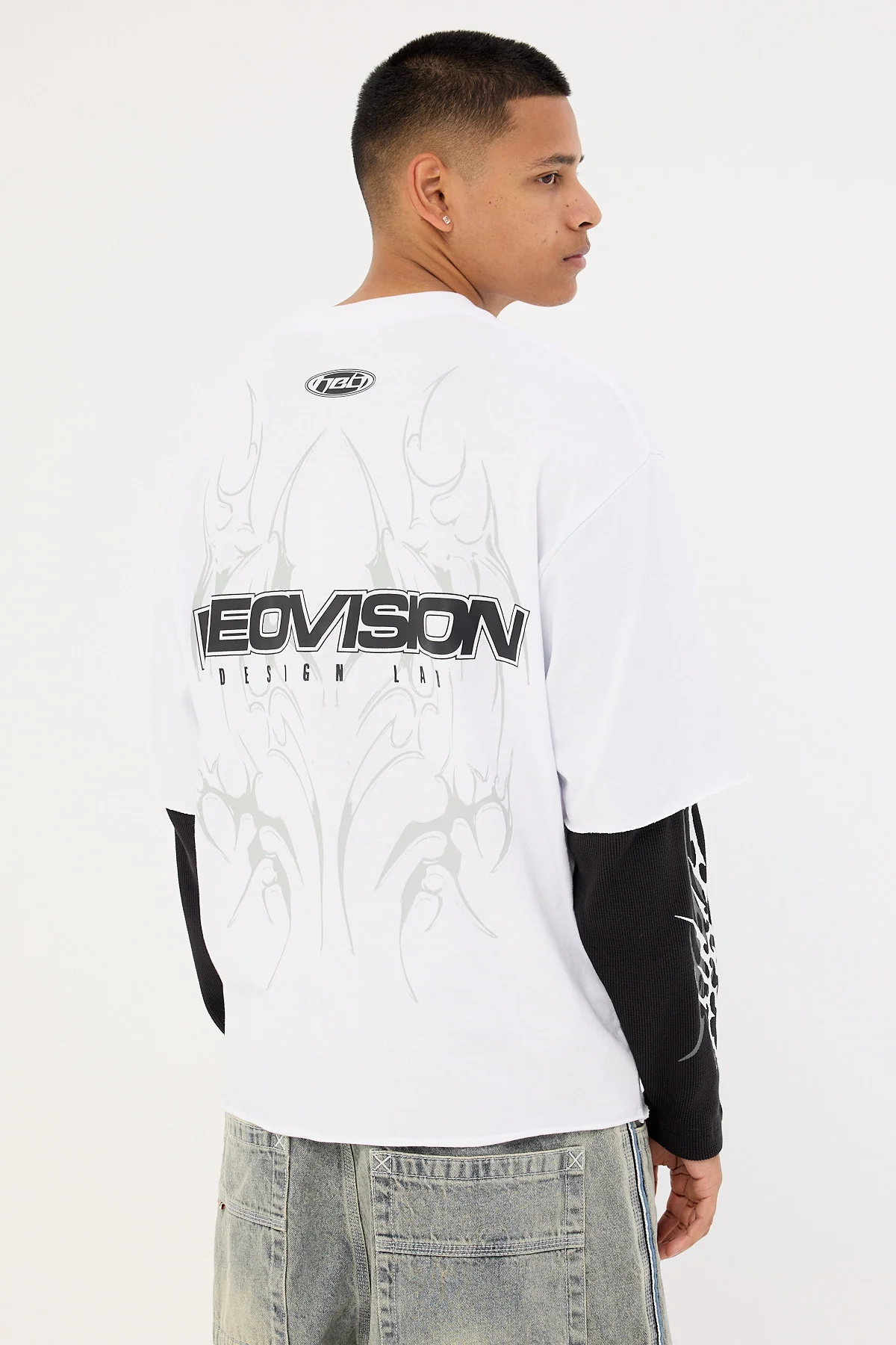 Neovision Arkos Layered Long Sleeve Tee White