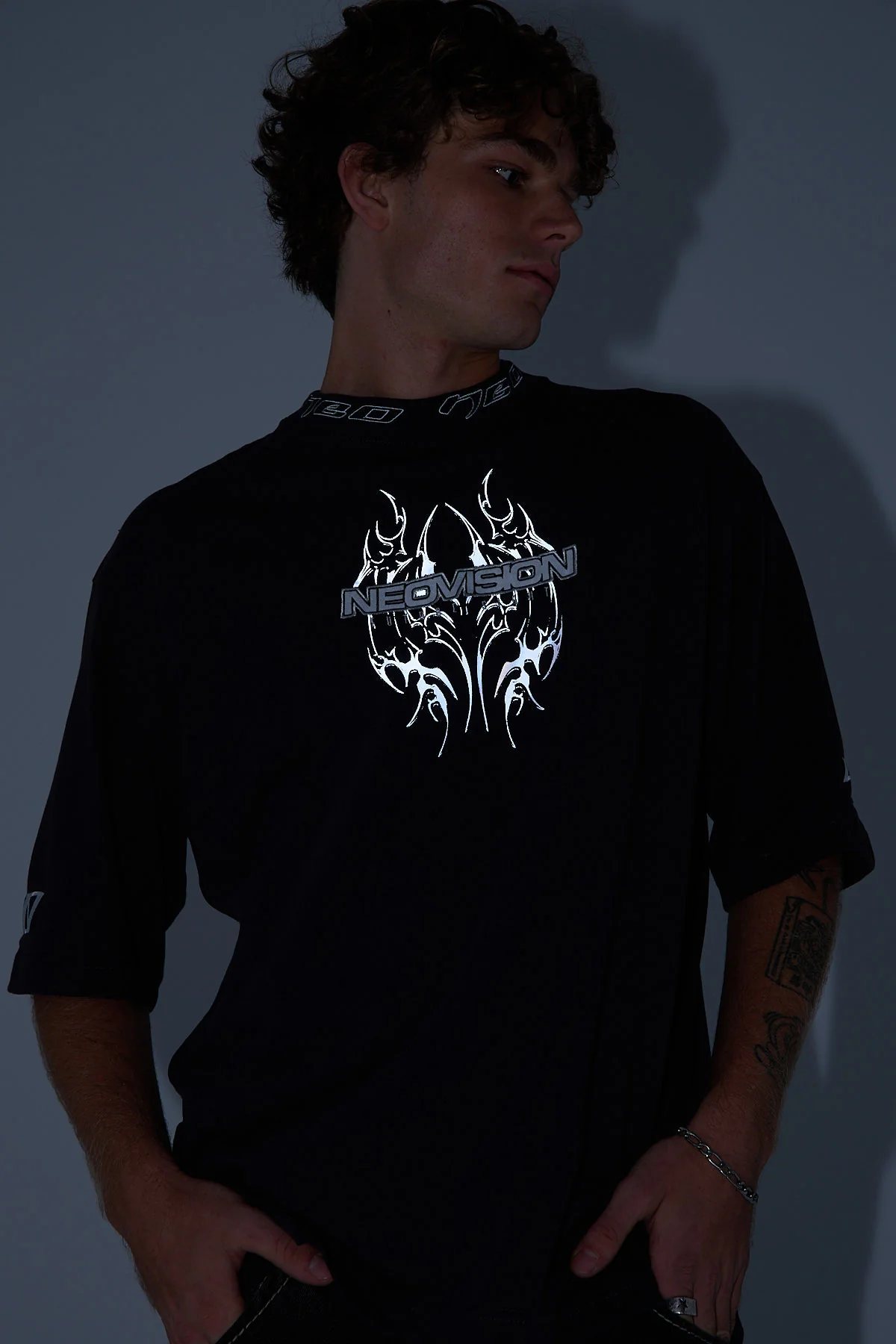 Neovision Arkos Street Super Heavy Tee Washed Black - Image 5