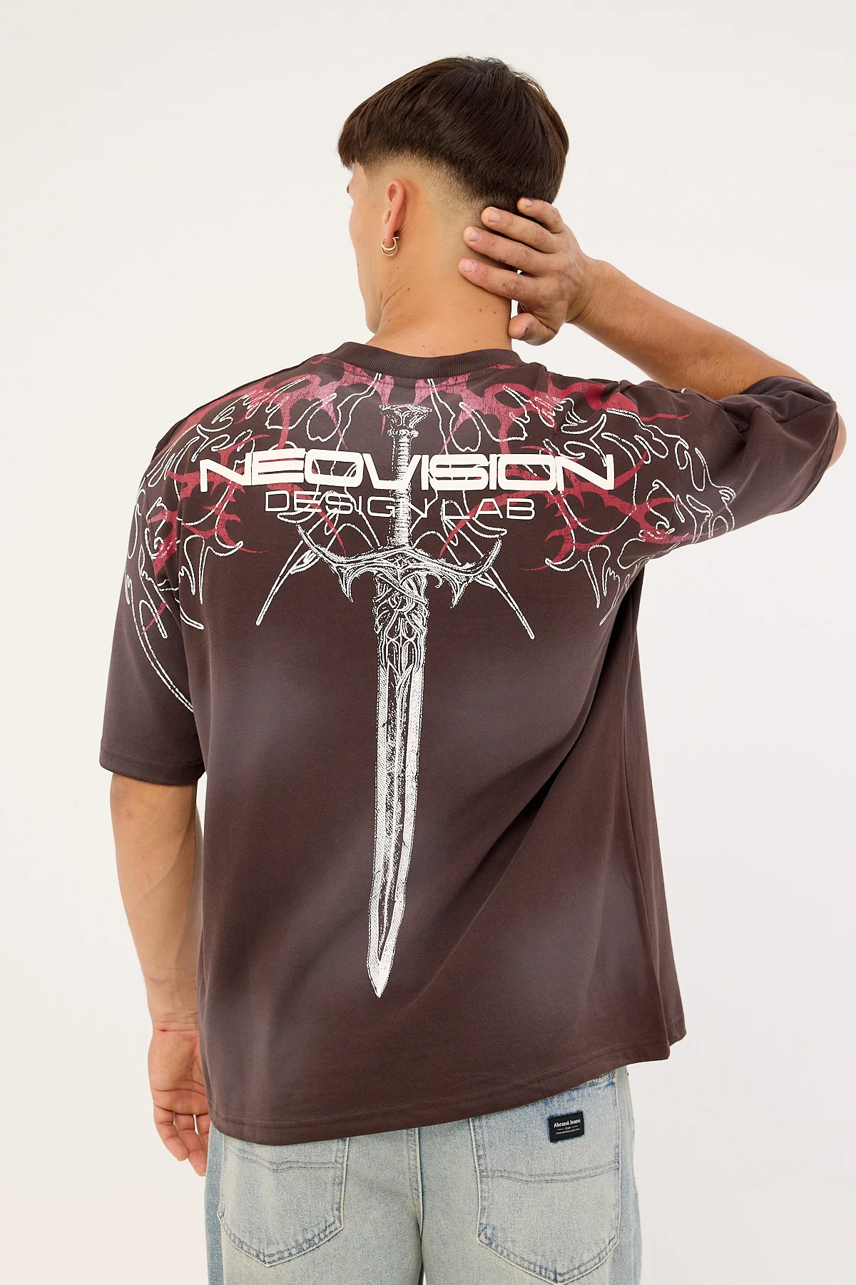 Neovision Ashborne Street Super Heavy Tee Washed Coffee Brown