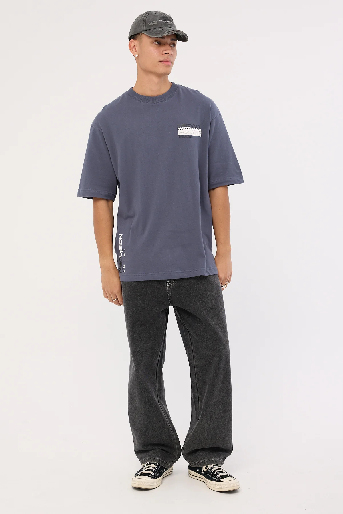 Neovision Backbone Oversize Super Heavy Tee Steel - Image 3