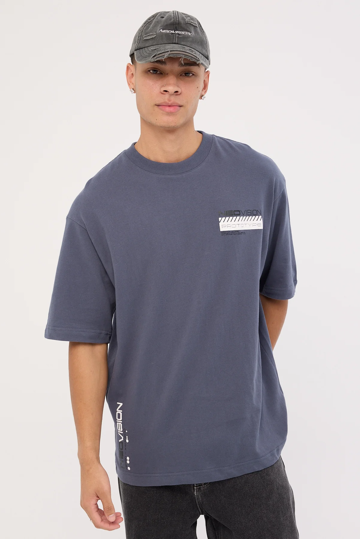 Neovision Backbone Oversize Super Heavy Tee Steel - Image 4
