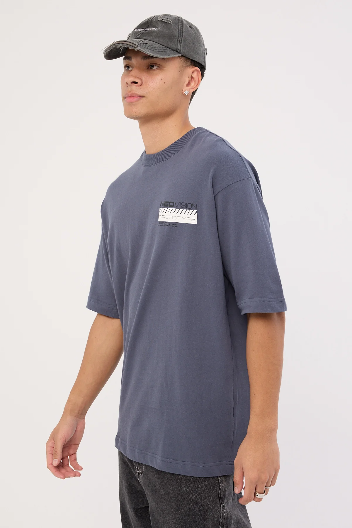 Neovision Backbone Oversize Super Heavy Tee Steel - Image 7