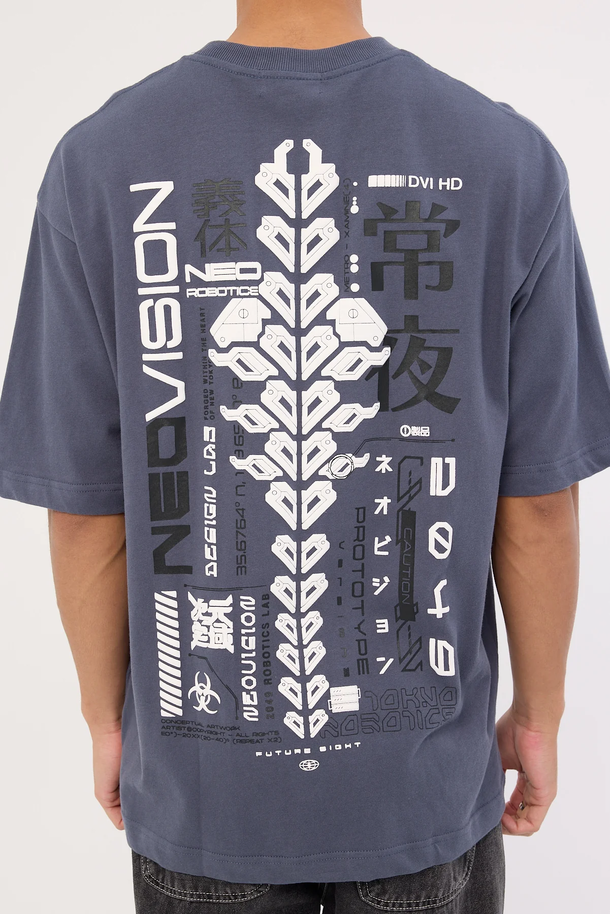 Neovision Backbone Oversize Super Heavy Tee Steel - Image 8