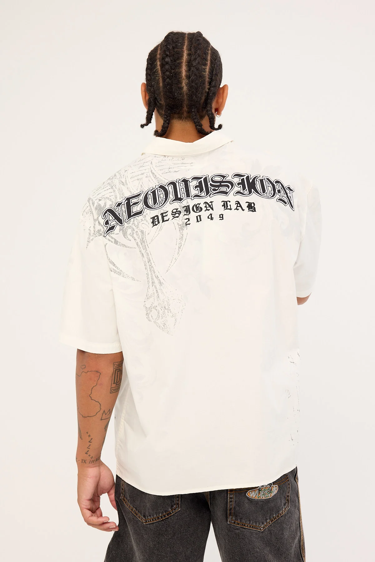 Neovision Banish Oversize Shirt White - Image 6