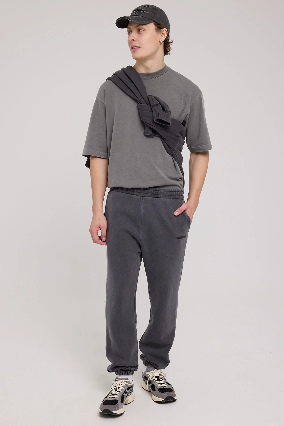 Neovision Base Sweatpants Washed Black