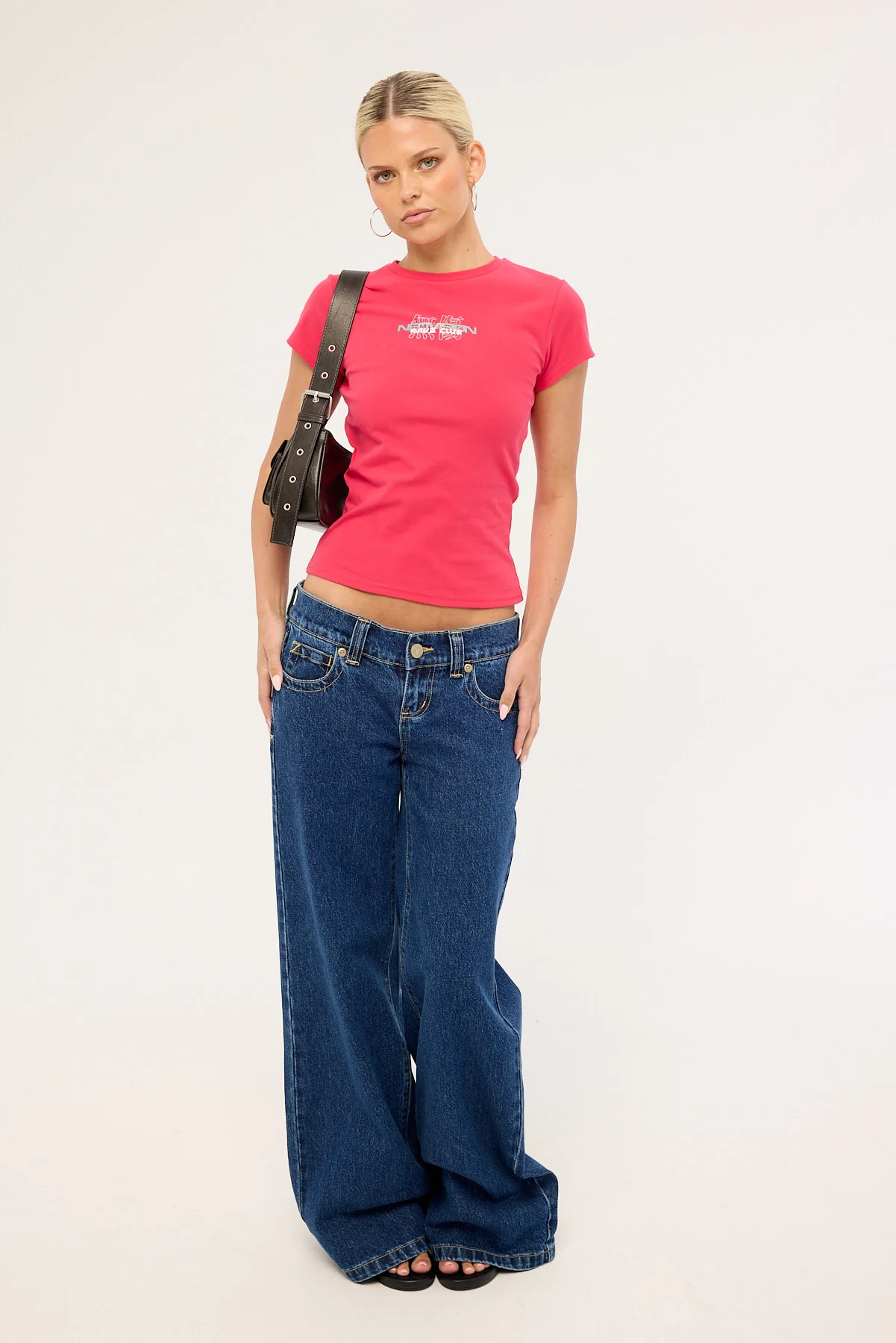 Neovision Bassline Baby Tee Fuchsia - Image 2
