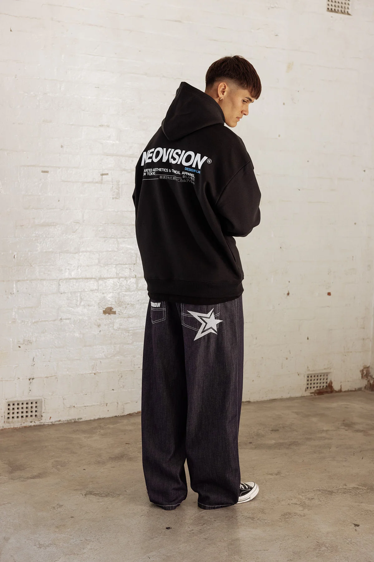 Neovision Behemoth Super Baggy Jean Raw Indigo - Image 4