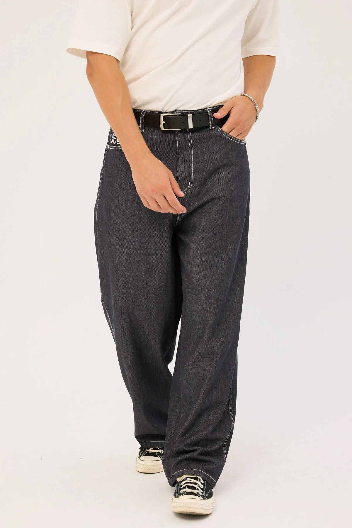 Neovision Behemoth Super Baggy Jean Raw Indigo - Image 5