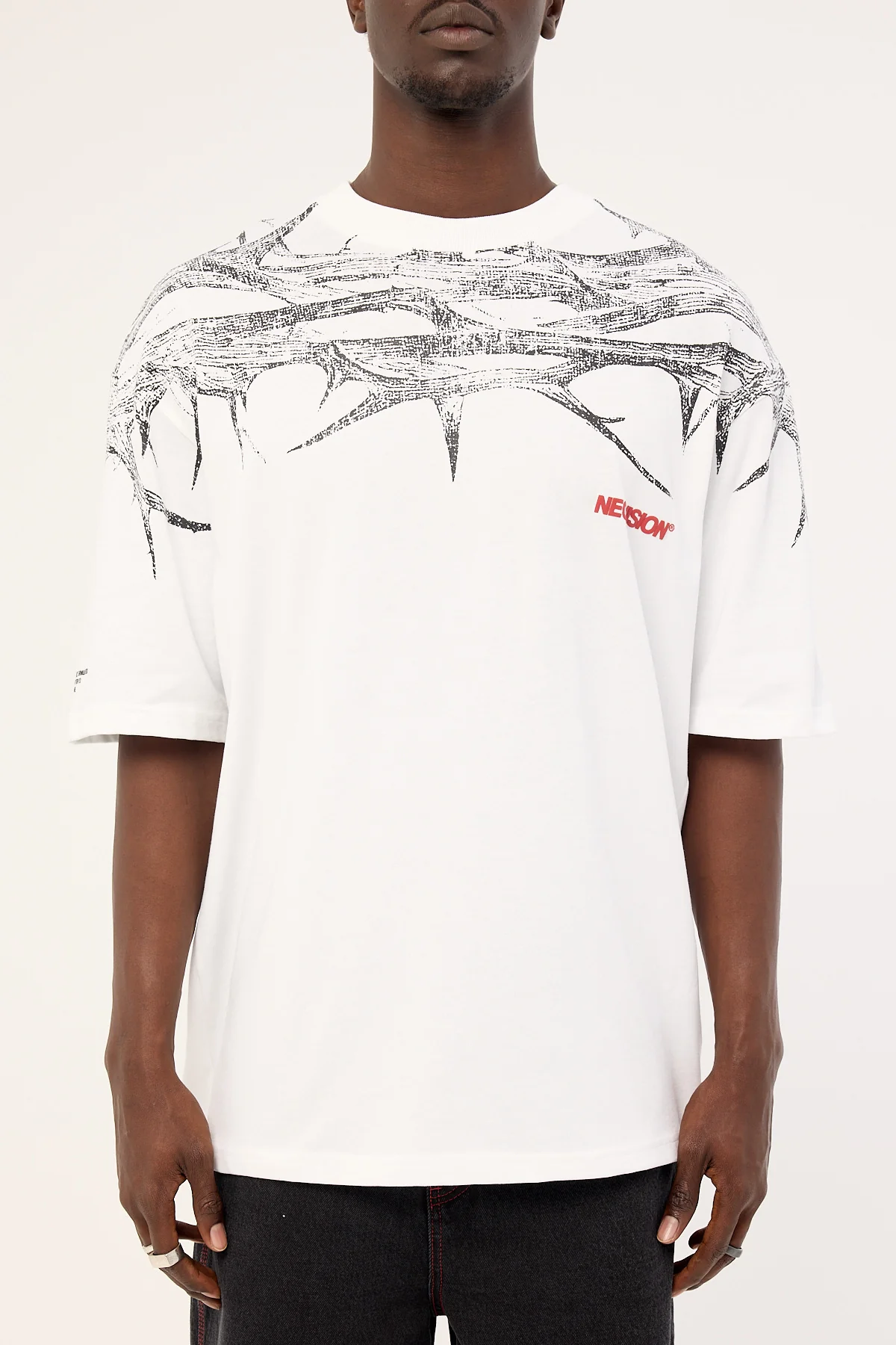 Neovision Blight Oversize Super Heavy Tee White - Image 9