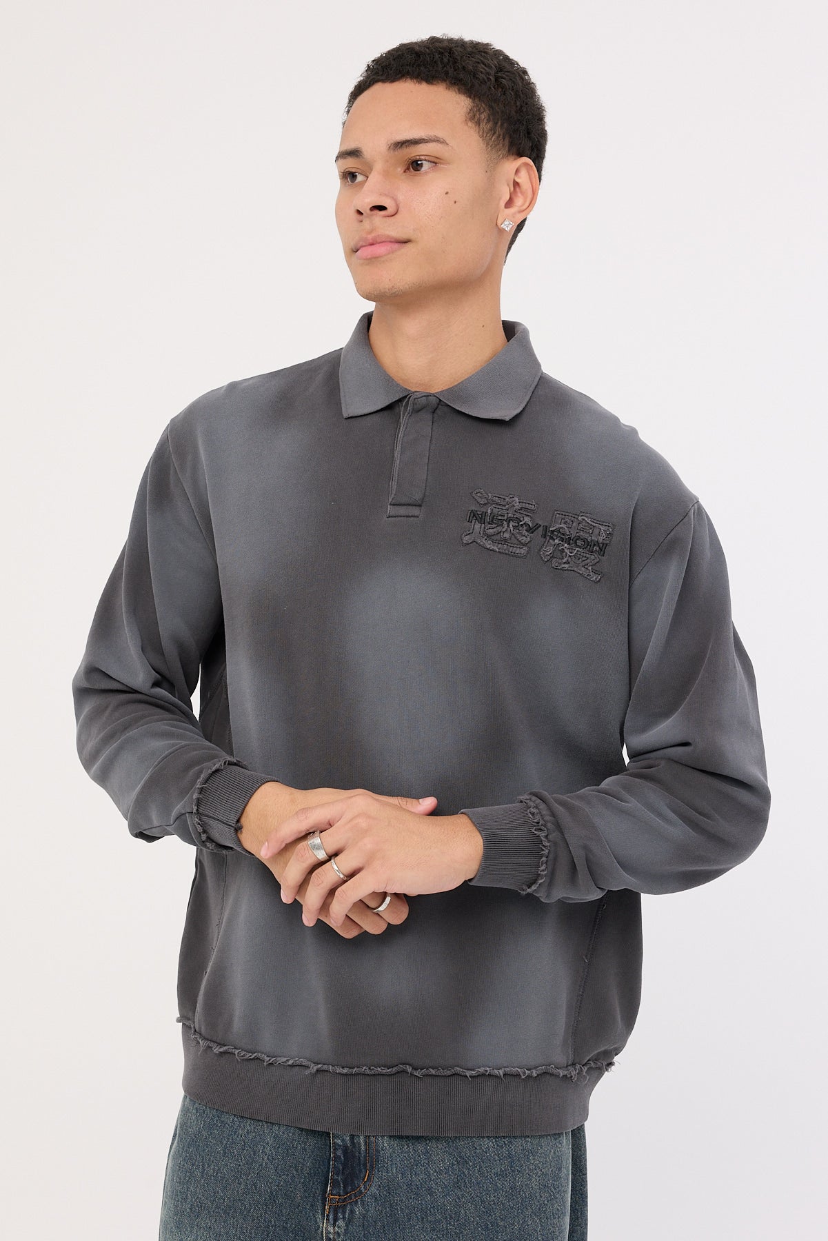 Neovision Blitz Rugby Shirt Sunfade Black - Image 3