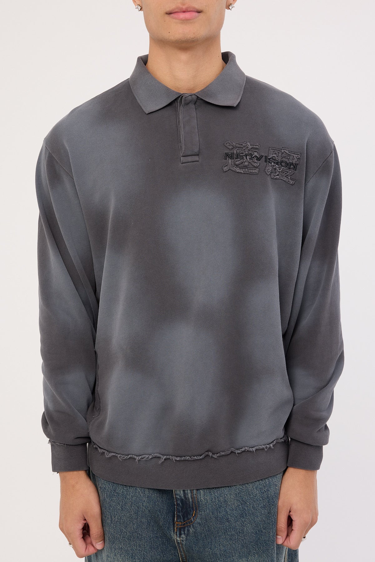 Neovision Blitz Rugby Shirt Sunfade Black - Image 8