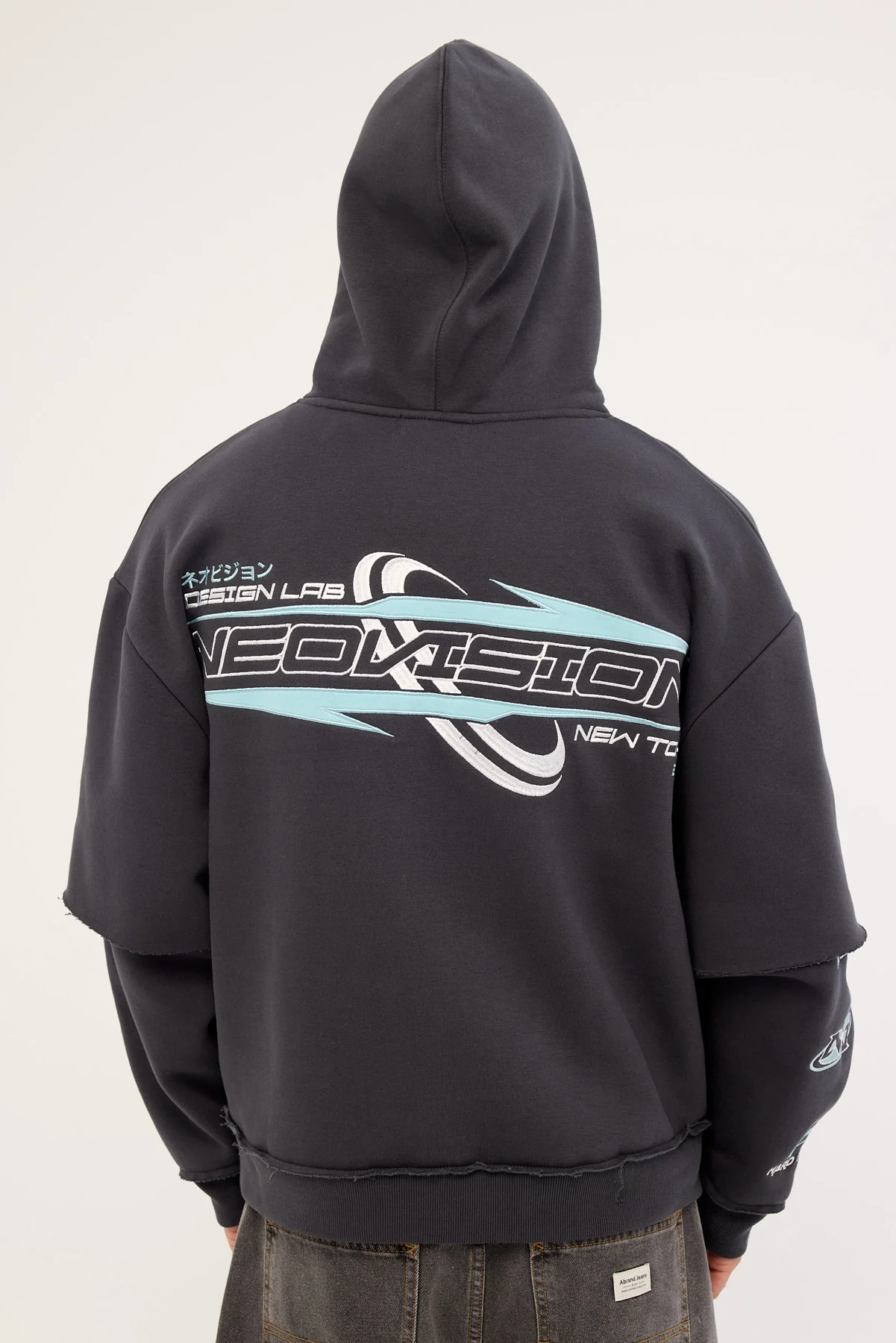 Neovision Booster Street Sleeve Hoodie Asphalt - Image 6