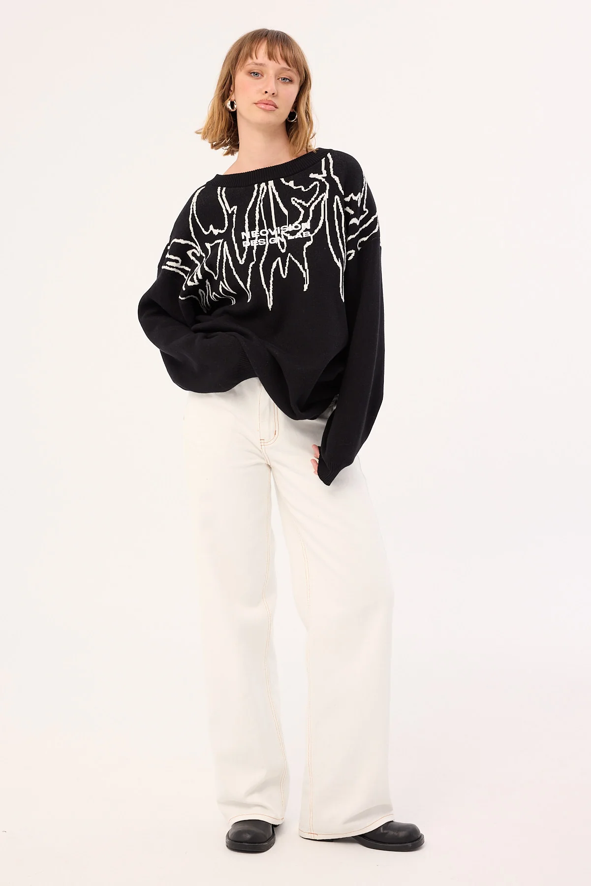 Neovision Brutal Knit Sweater Black - Image 10