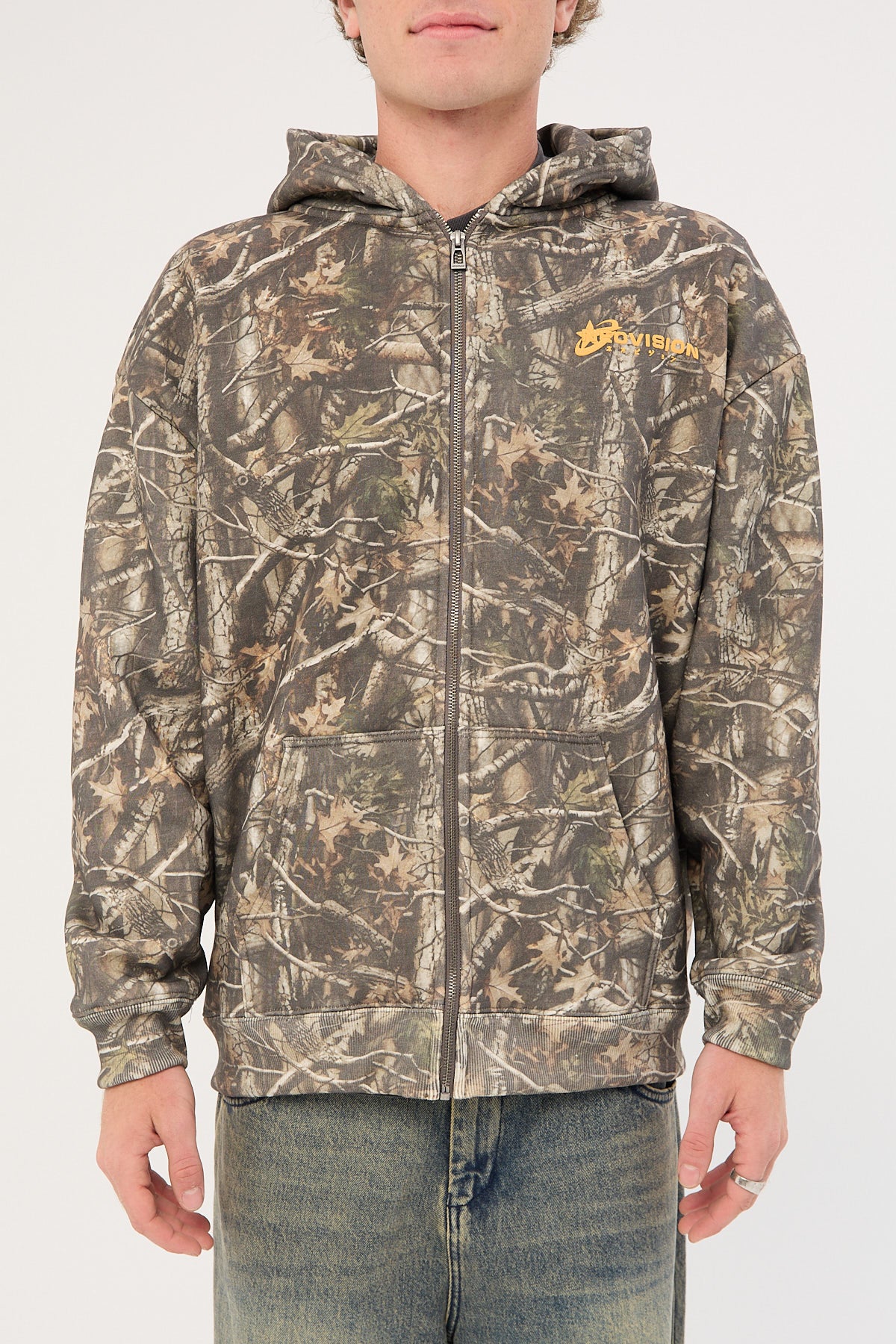 Neovision Cena Zip Through Street Hoodie Camo - Image 10
