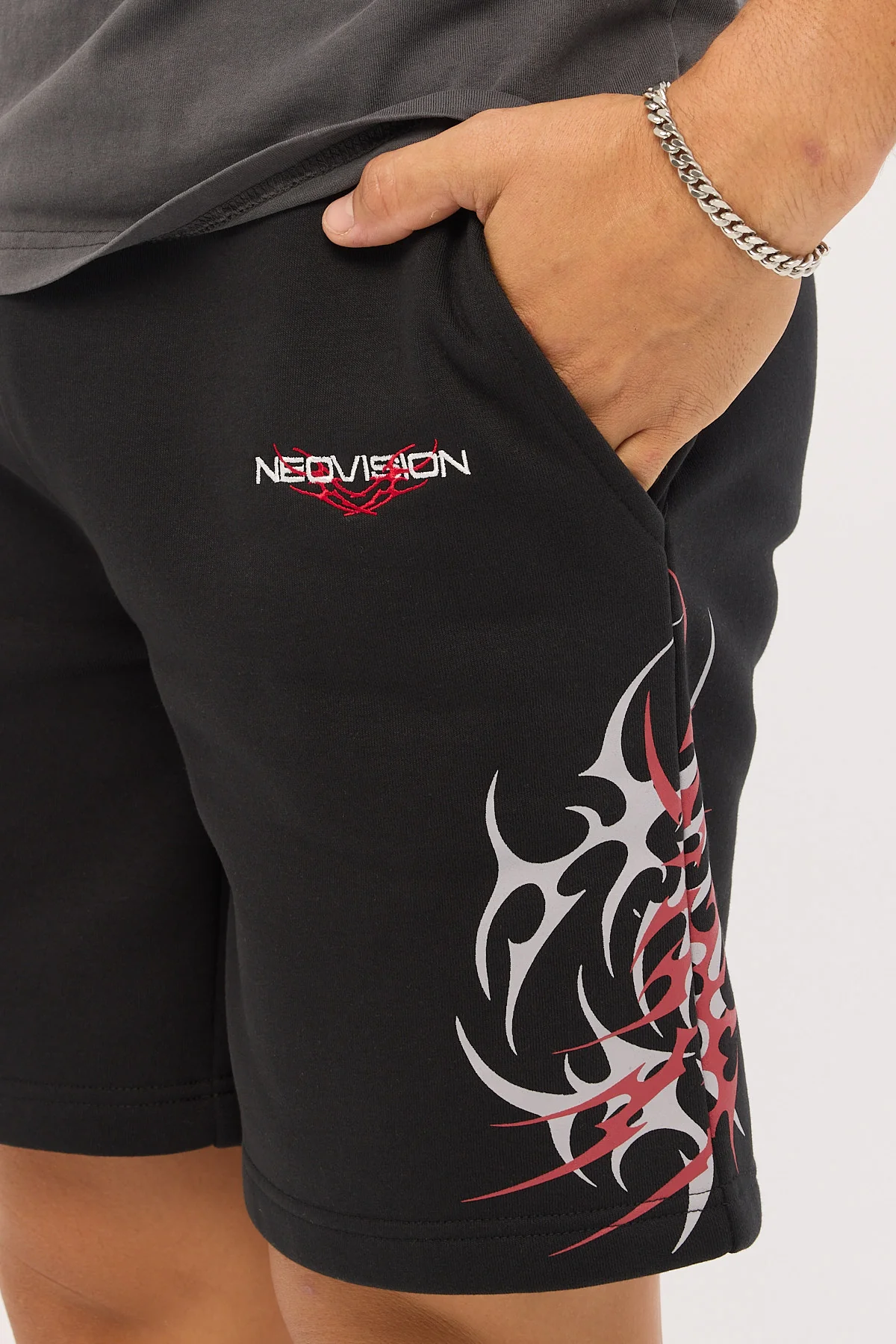 Neovision Chasm Sweat Short Black - Image 4