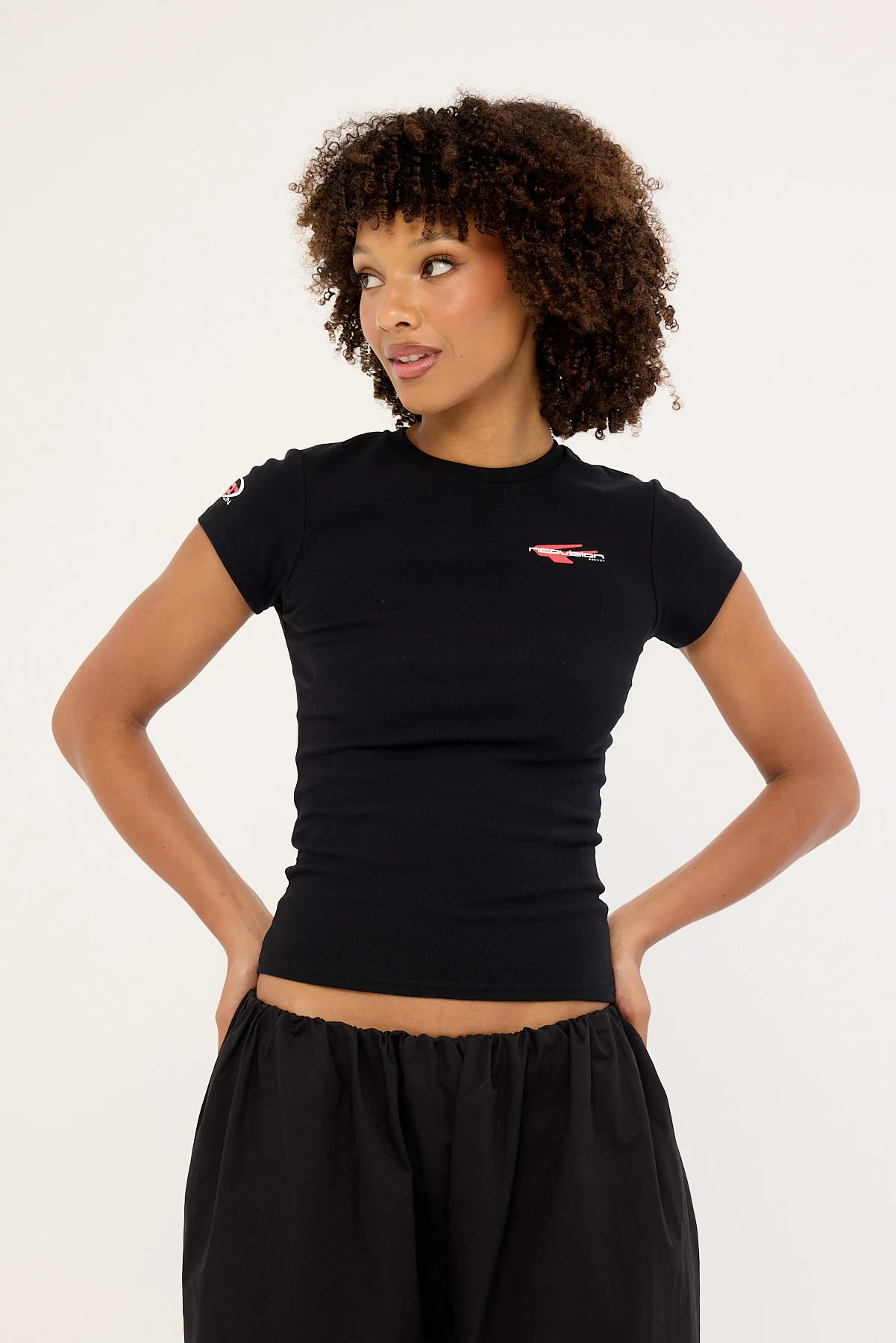 Neovision Chassis Baby Tee Black - Image 3