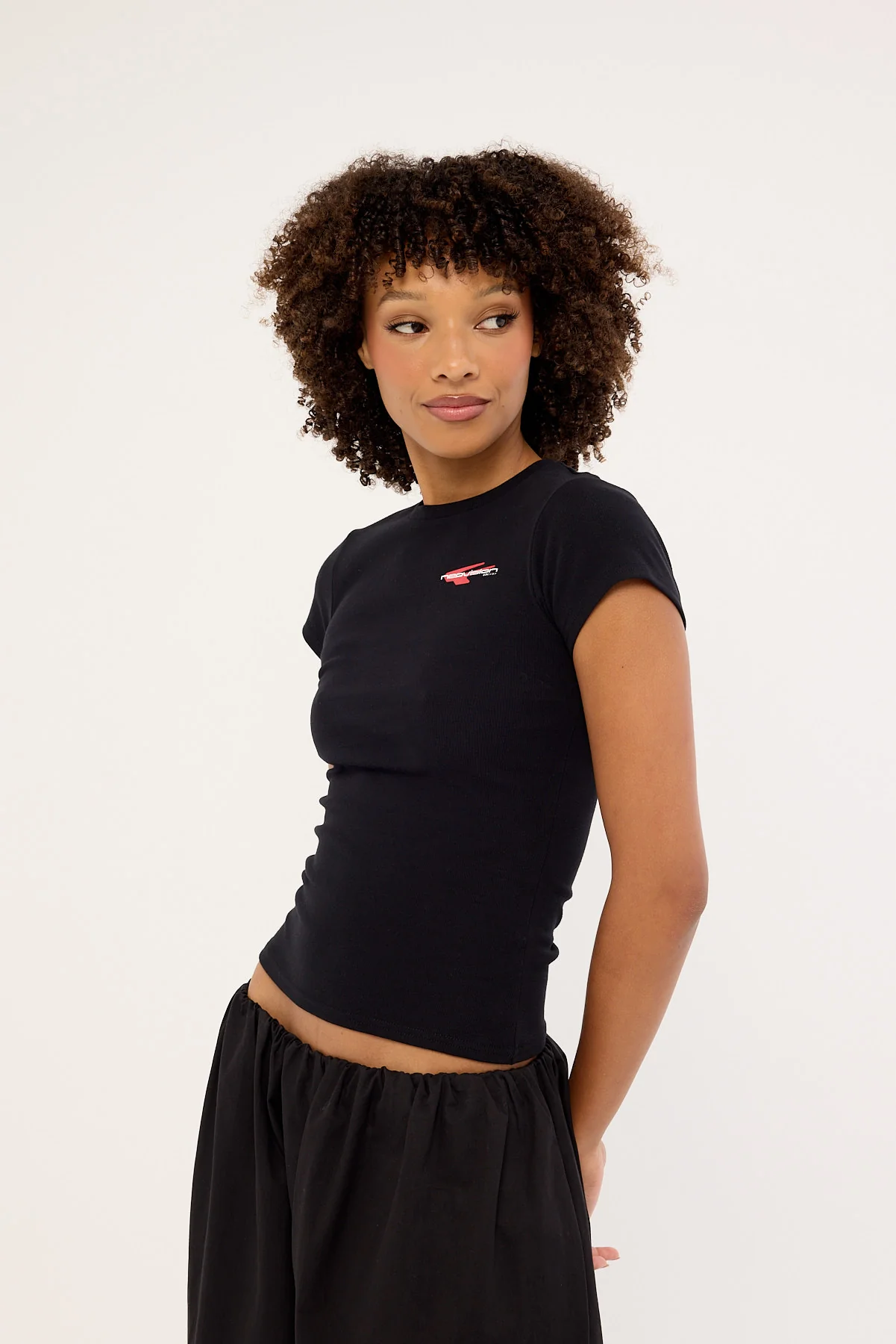 Neovision Chassis Baby Tee Black - Image 5