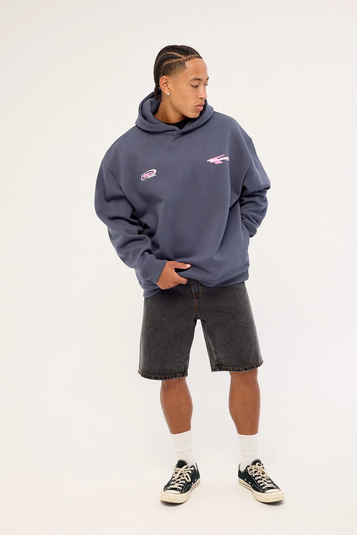 Neovision Chassis Street Hoodie Steel - Image 2