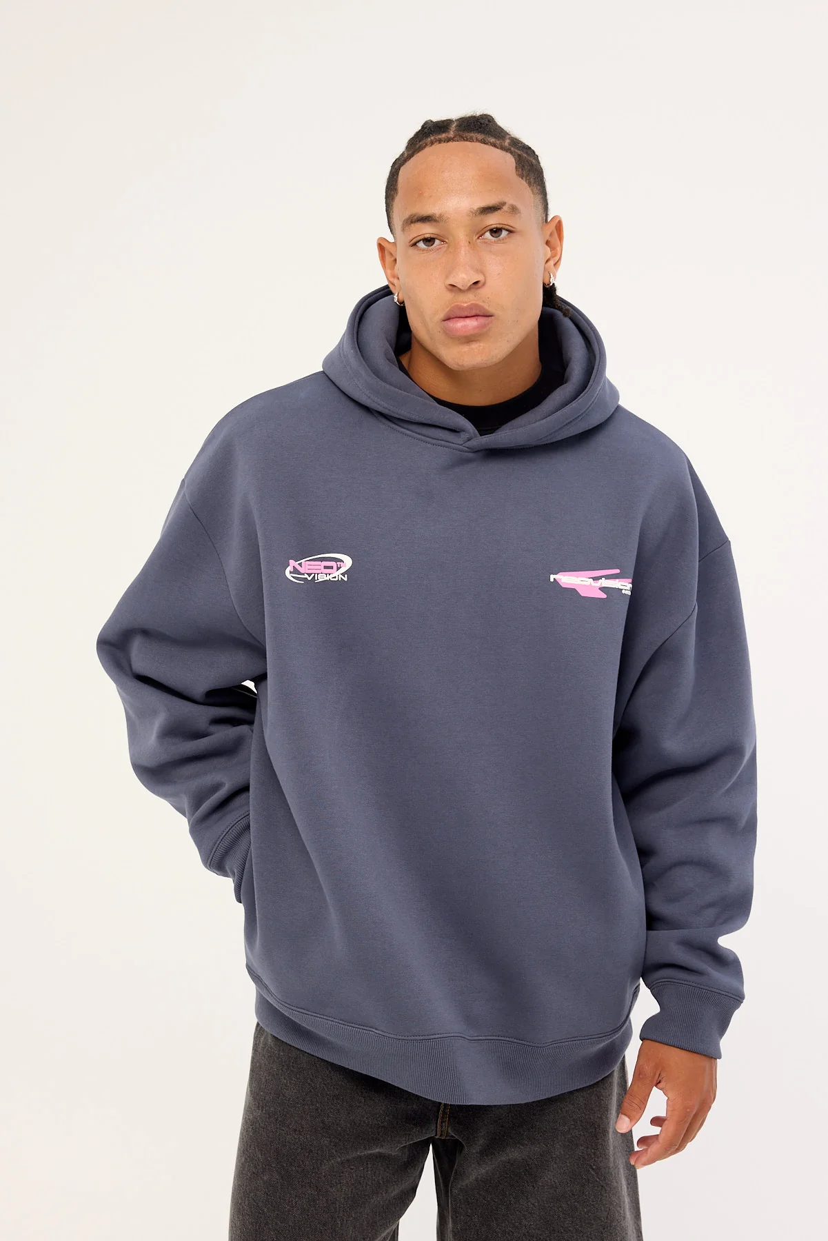 Neovision Chassis Street Hoodie Steel - Image 3