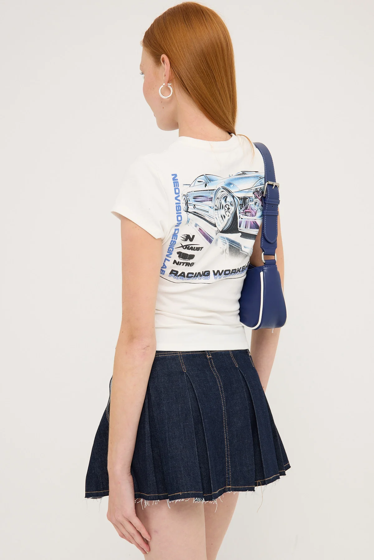 Neovision Chrome Baby Tee White - Image 4