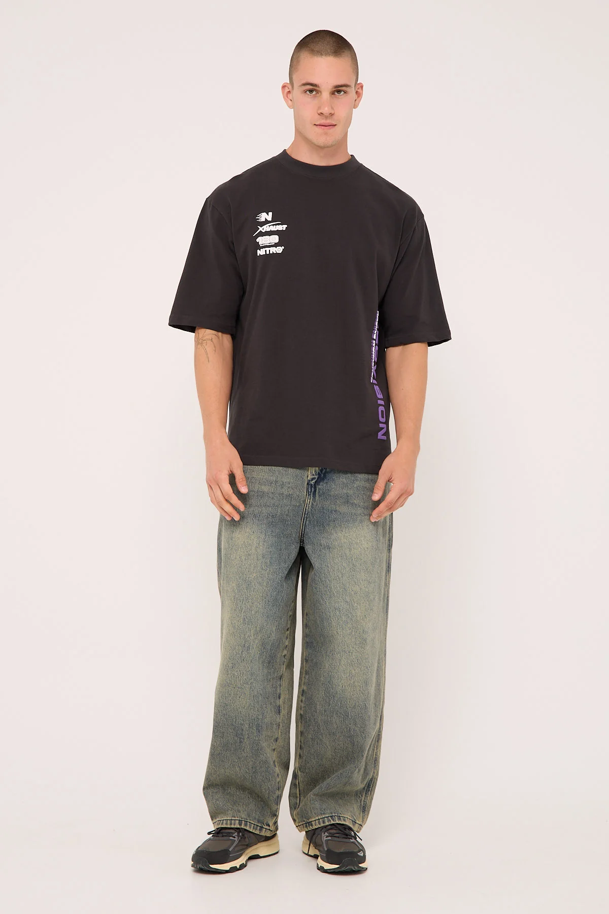 Neovision Chrome Street Super Heavy Tee Night Black - Image 2