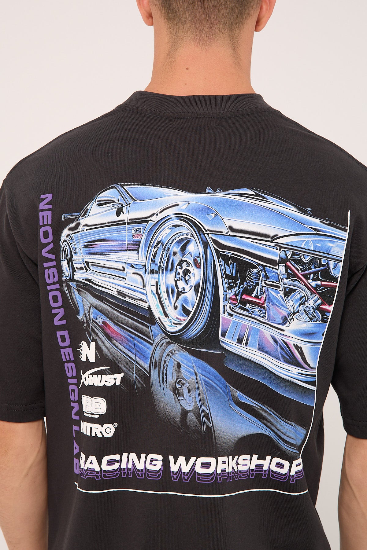 Neovision Chrome Street Super Heavy Tee Night Black - Image 6