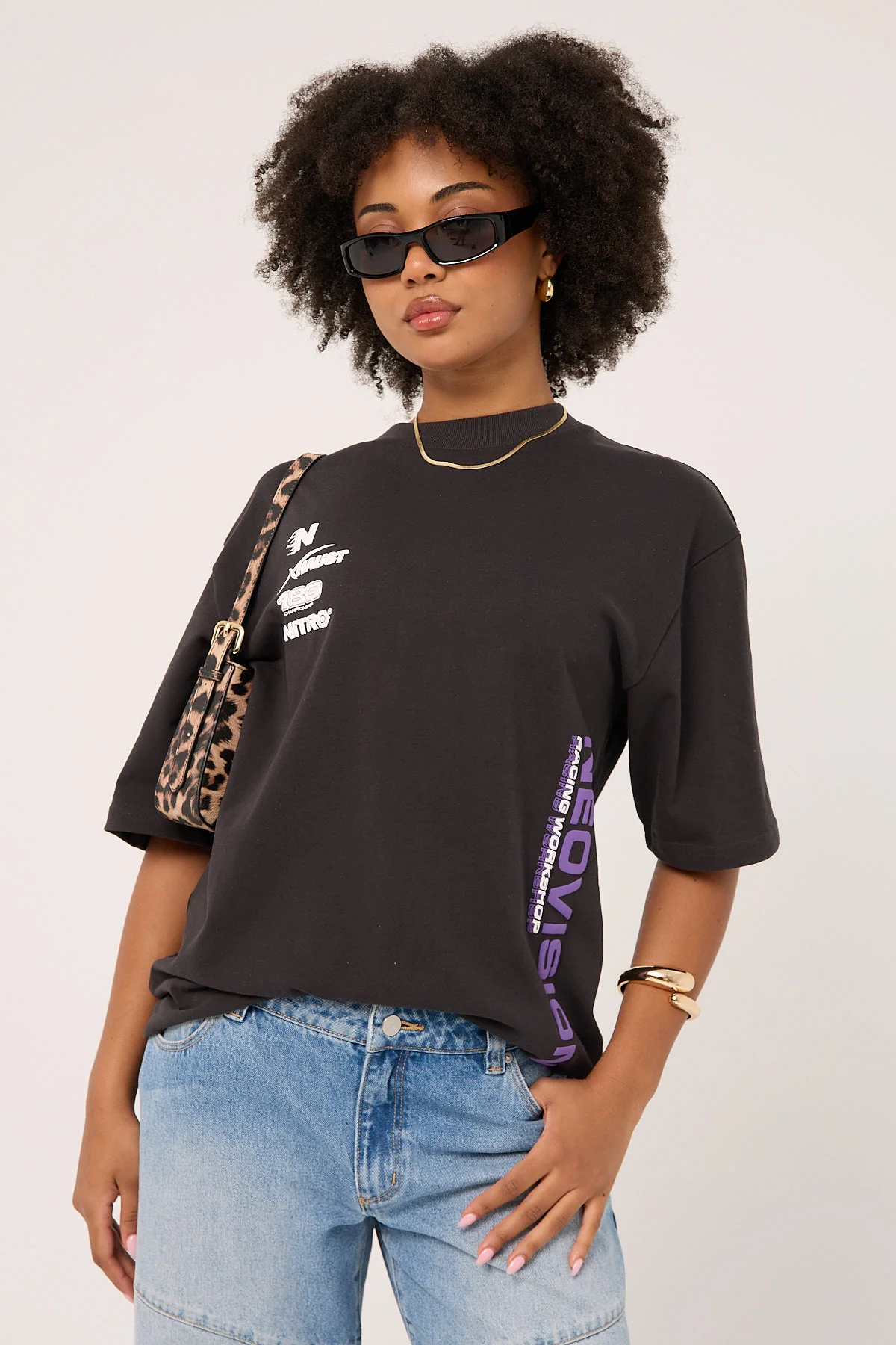 Neovision Chrome Street Super Heavy Tee Night Black - Image 7