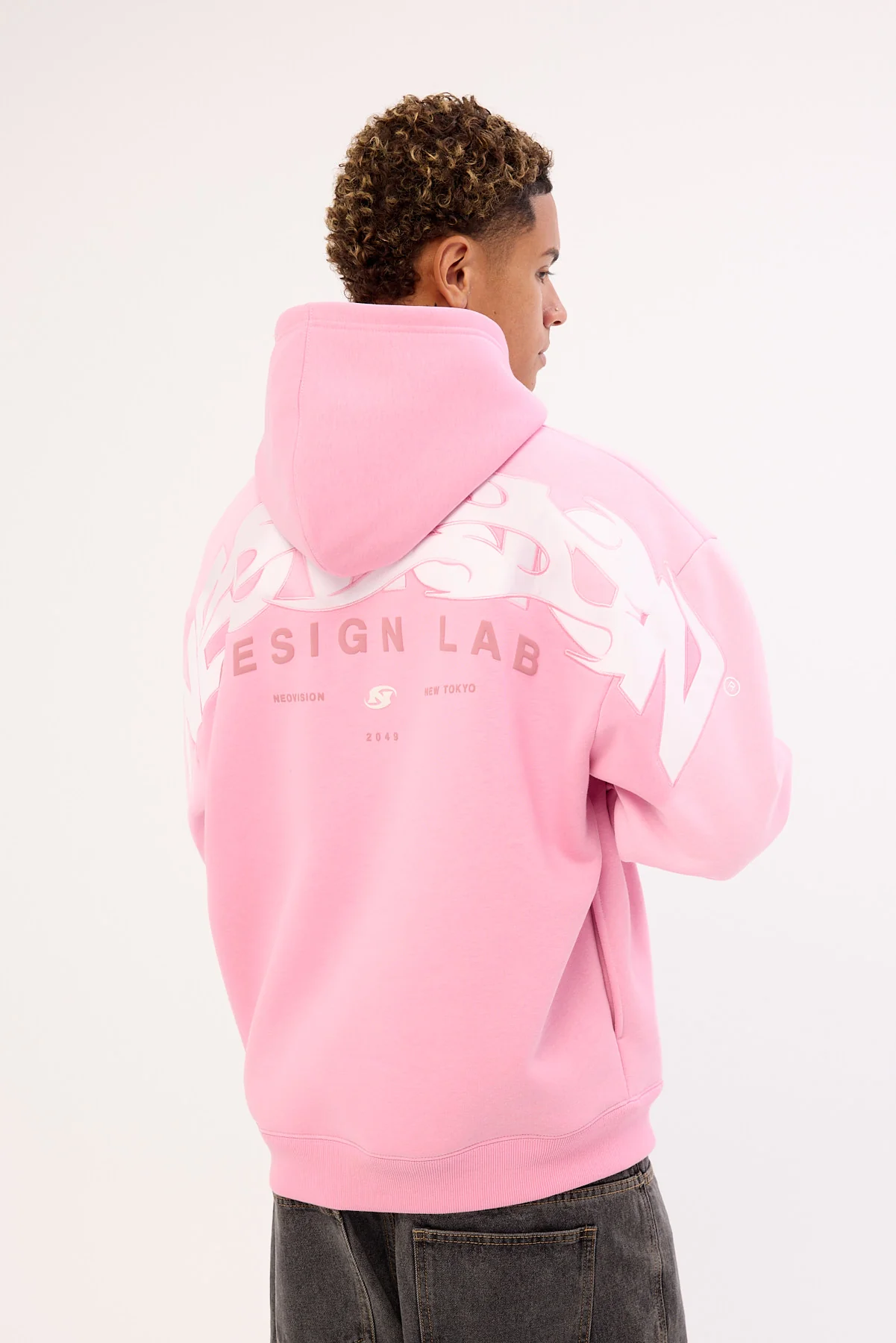 Neovision Cinder Street Hoodie Pink - Image 5