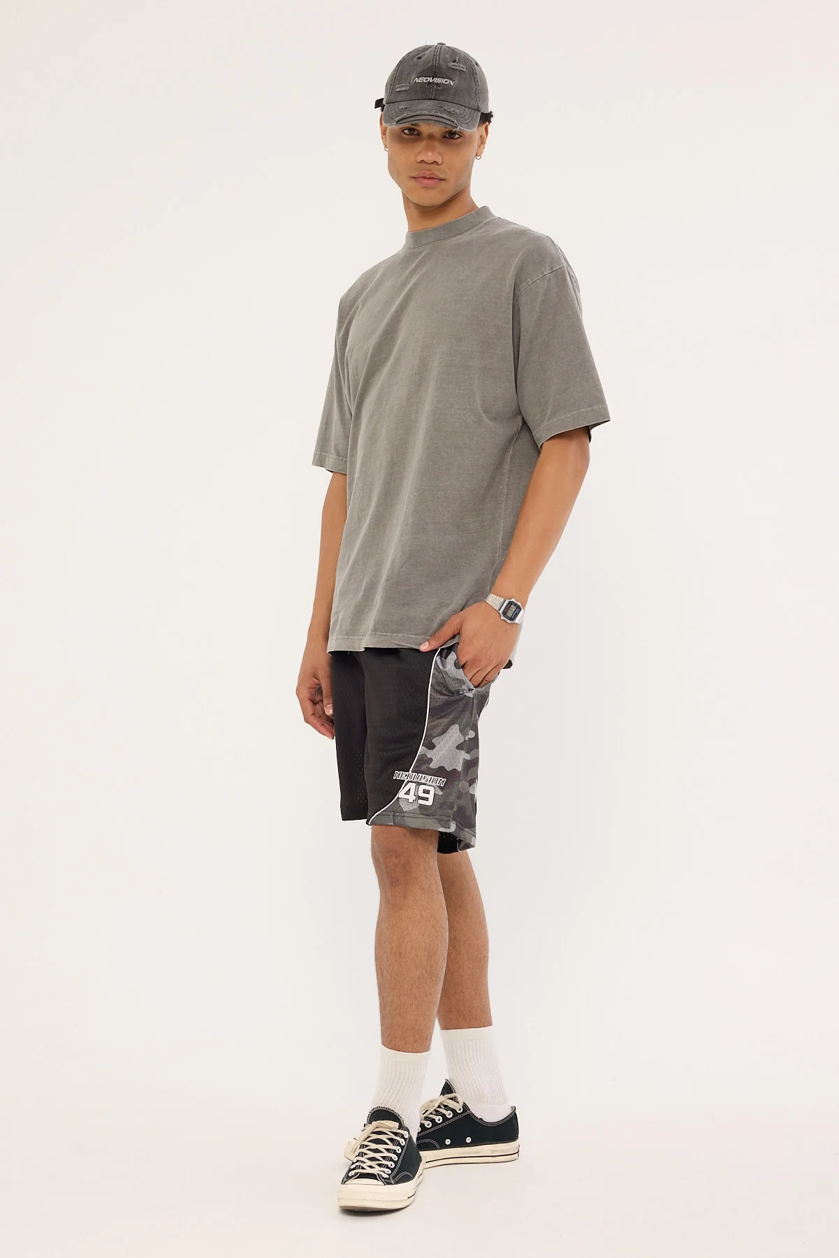 Neovision Commando Relaxed Mesh Short Black Camo - Image 5