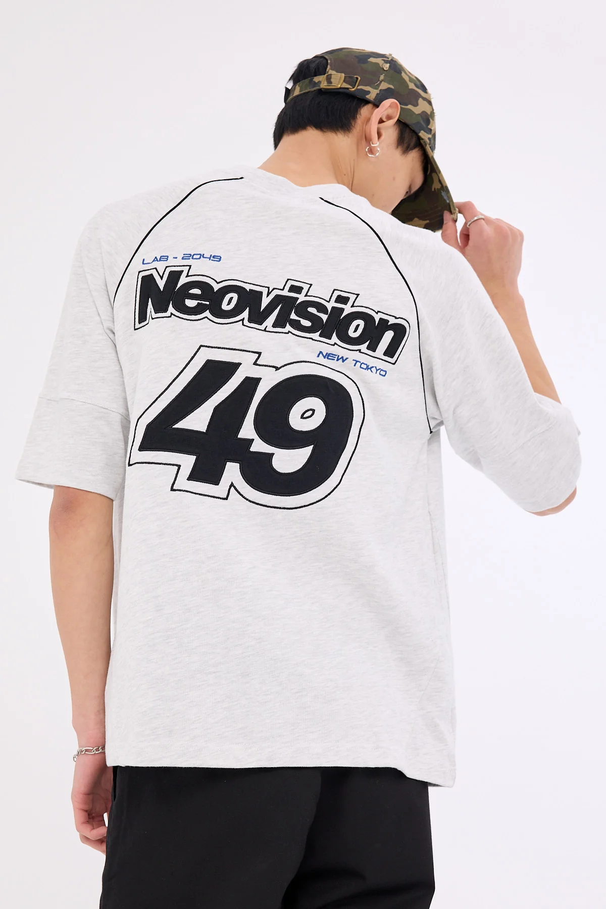 Neovision Control Raglan Street Super Heavy Tee Snow Marle