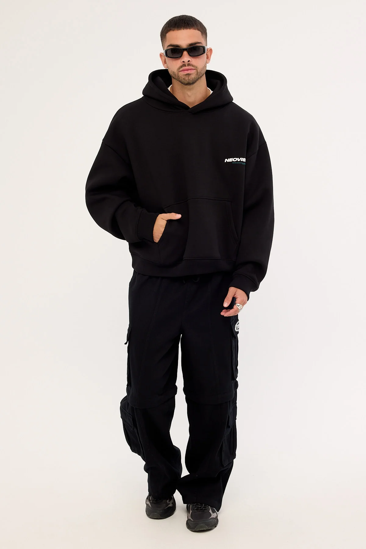 Neovision Cosmic Urban Hoodie Black - Image 2