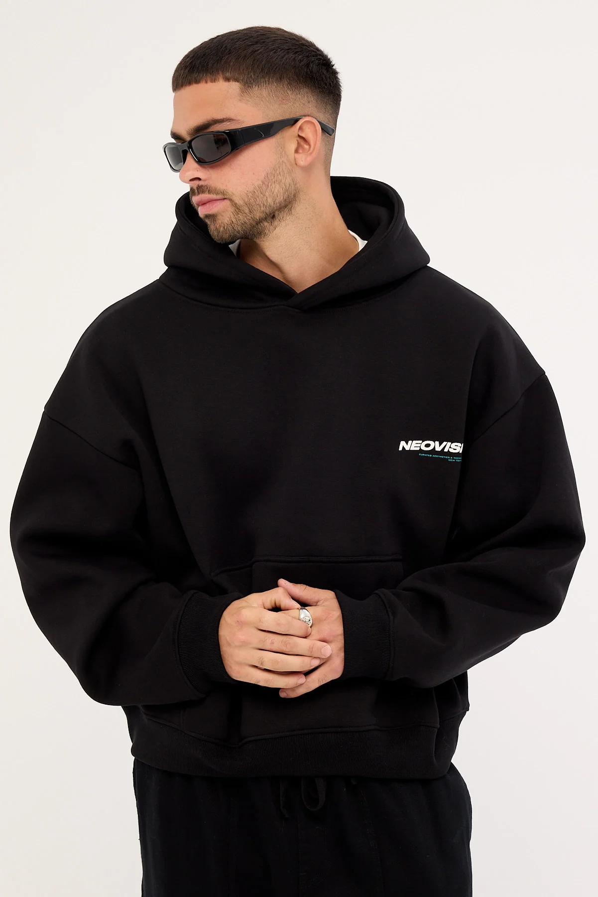 Neovision Cosmic Urban Hoodie Black - Image 3