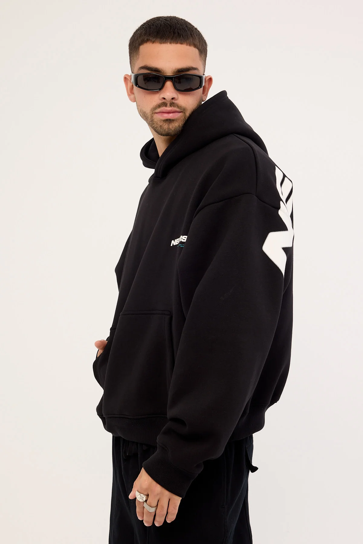 Neovision Cosmic Urban Hoodie Black - Image 5