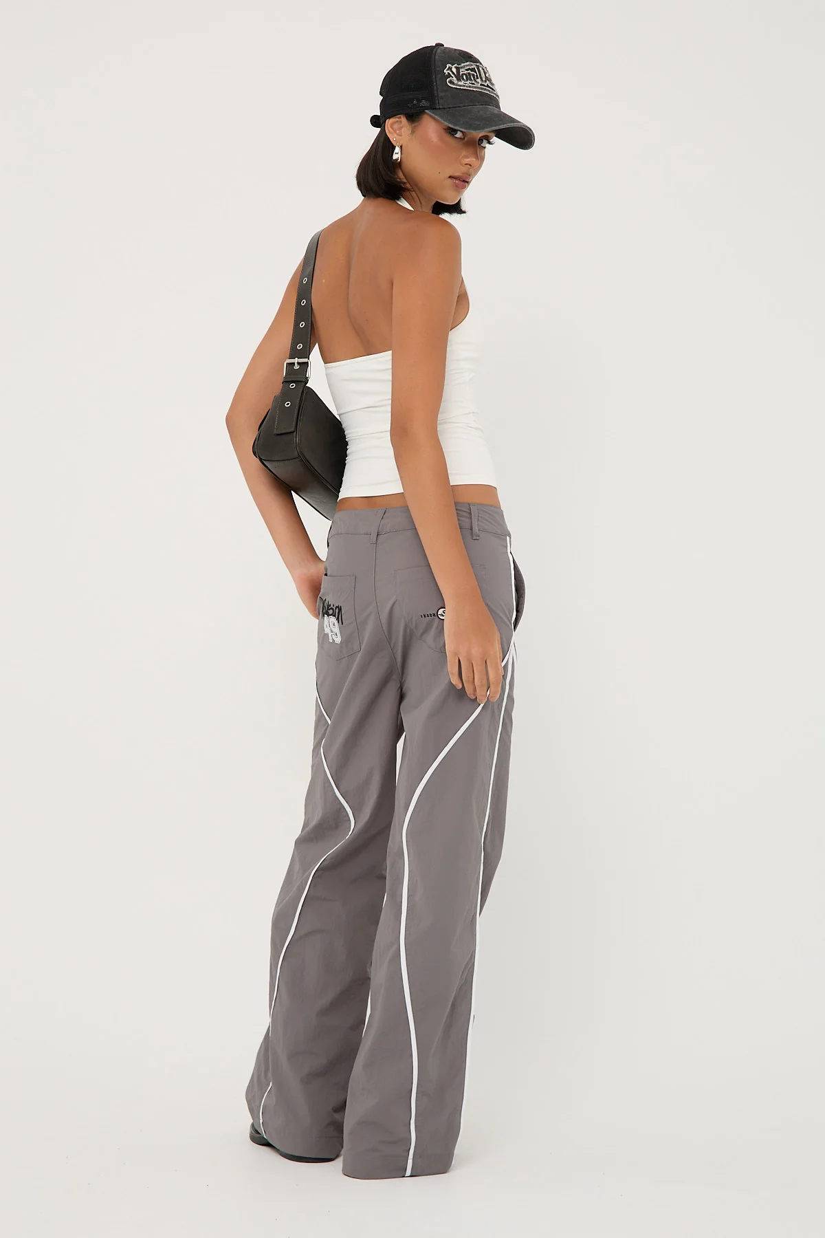 Neovision Crucial Contrast Nylon Cargo Pant Grey - Image 6