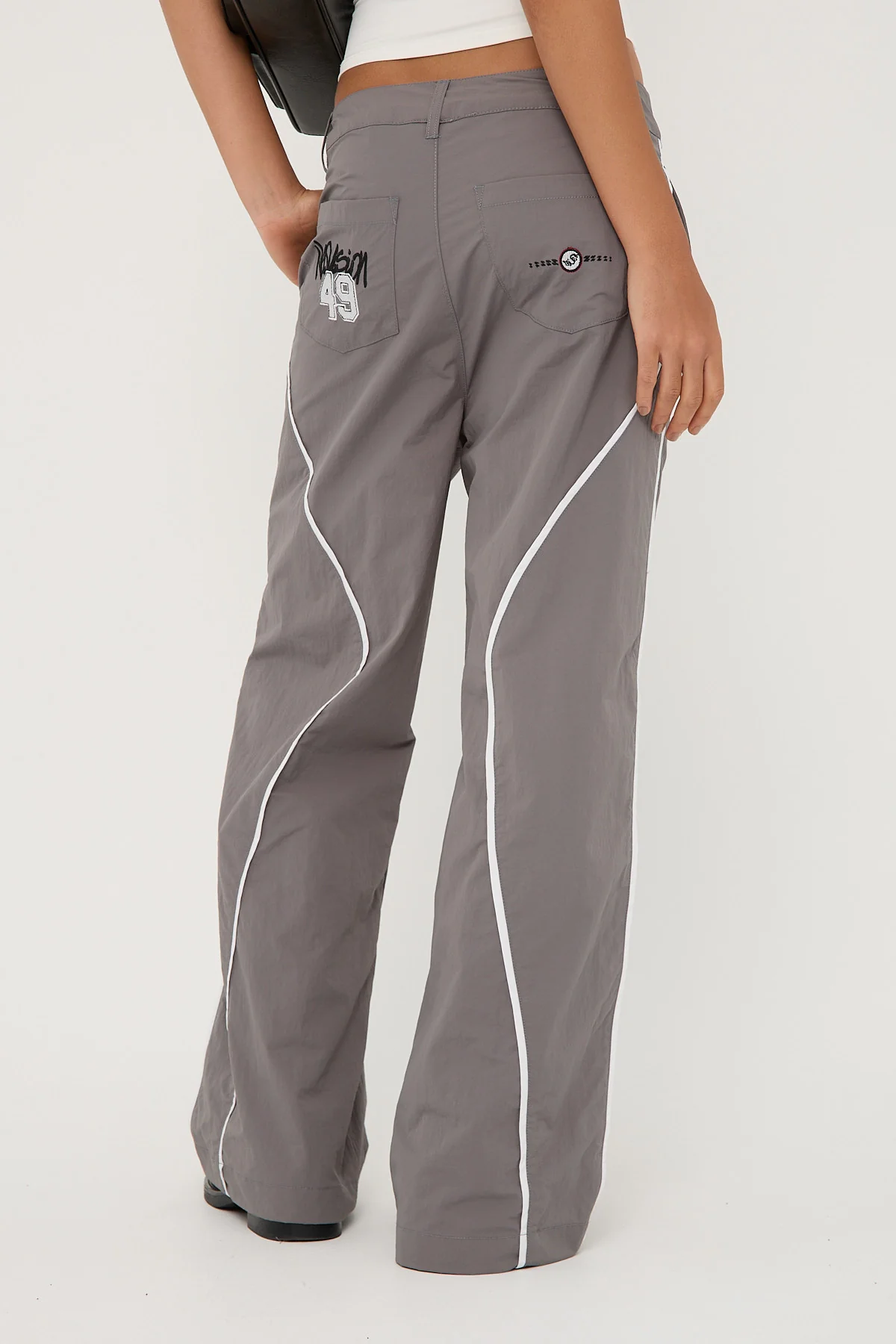 Neovision Crucial Contrast Nylon Cargo Pant Grey - Image 7