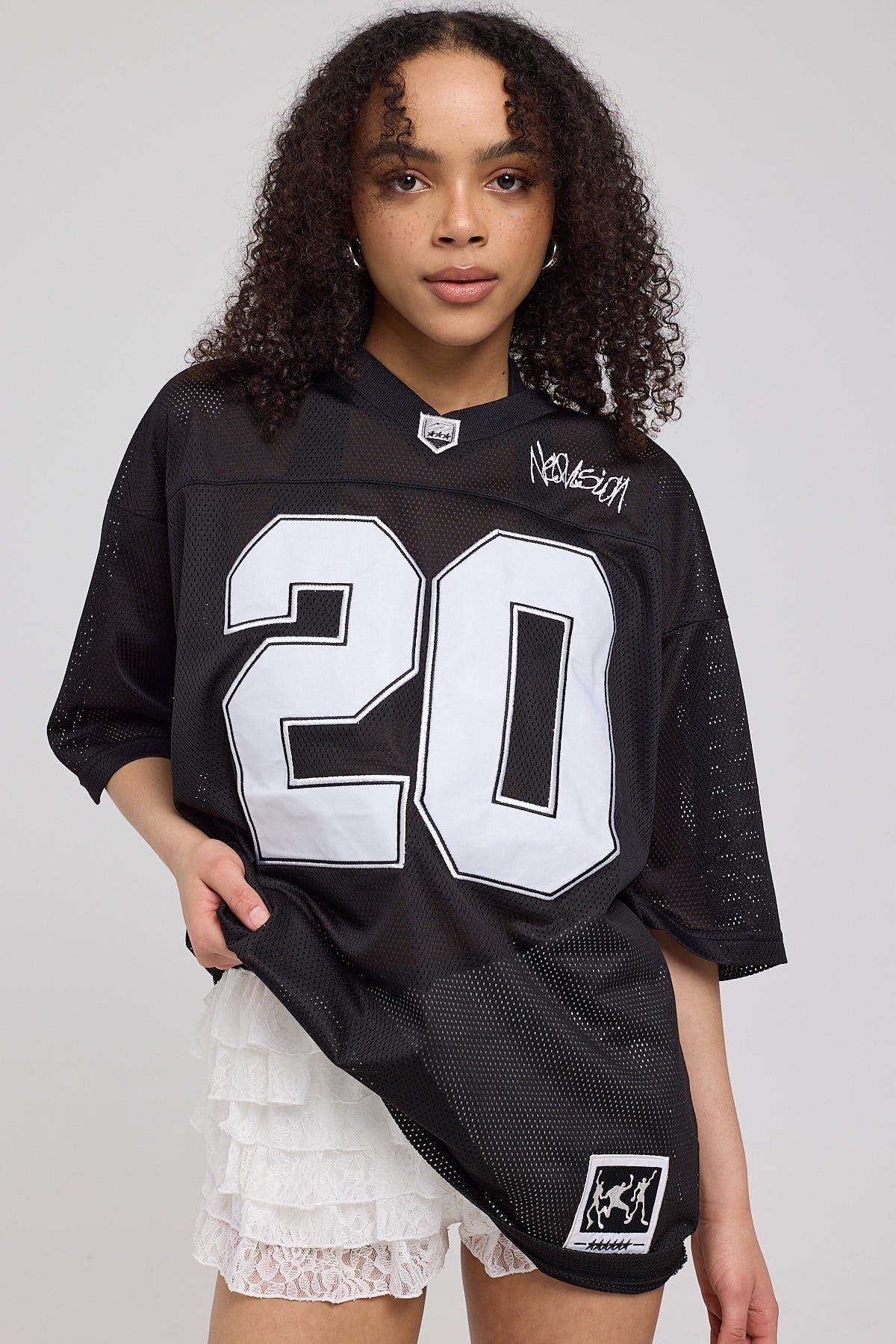 Neovision Crucial V Neck Jersey Black - Image 9