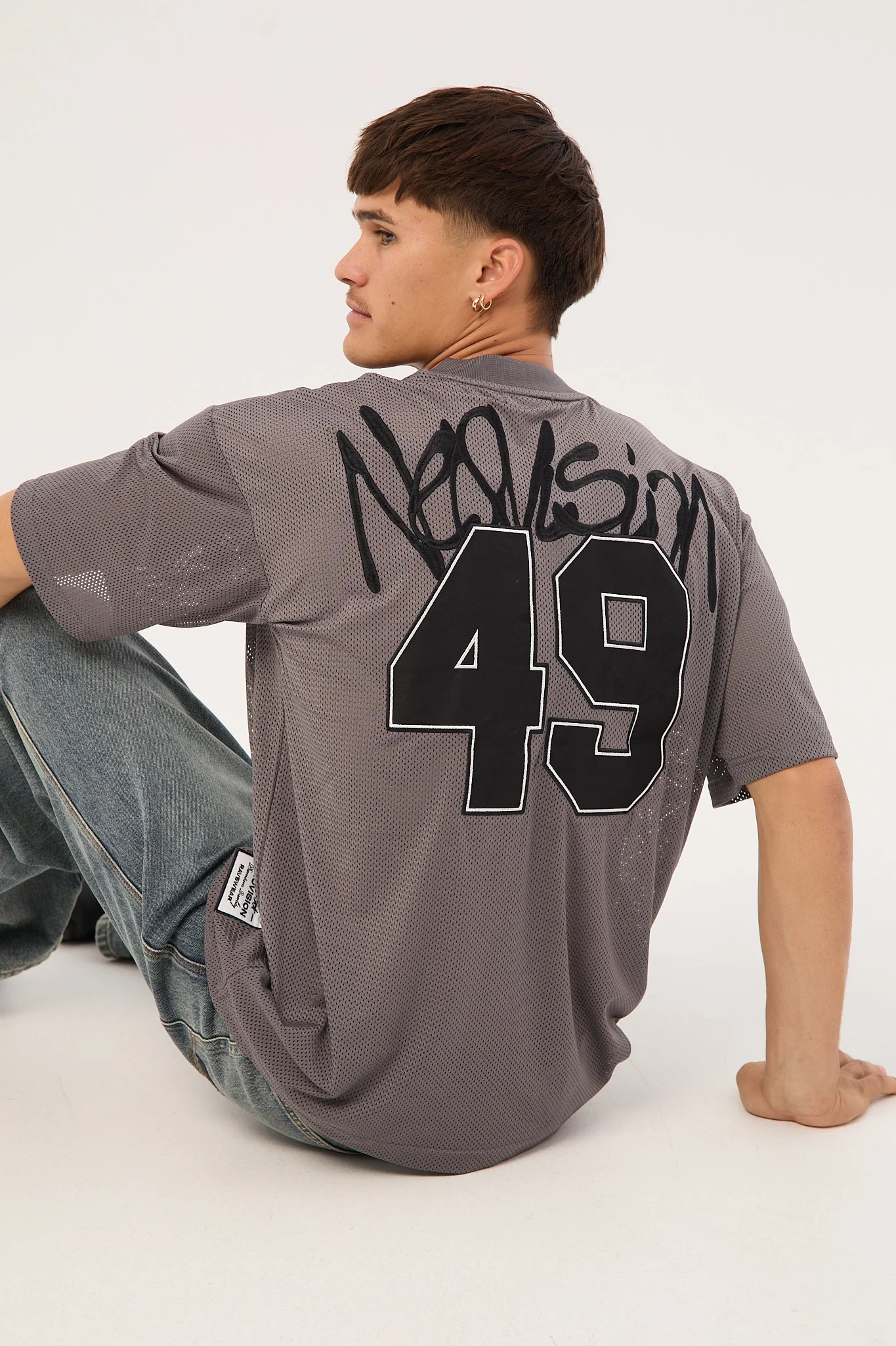 Neovision Crucial V Neck Jersey Charcoal - Image 3