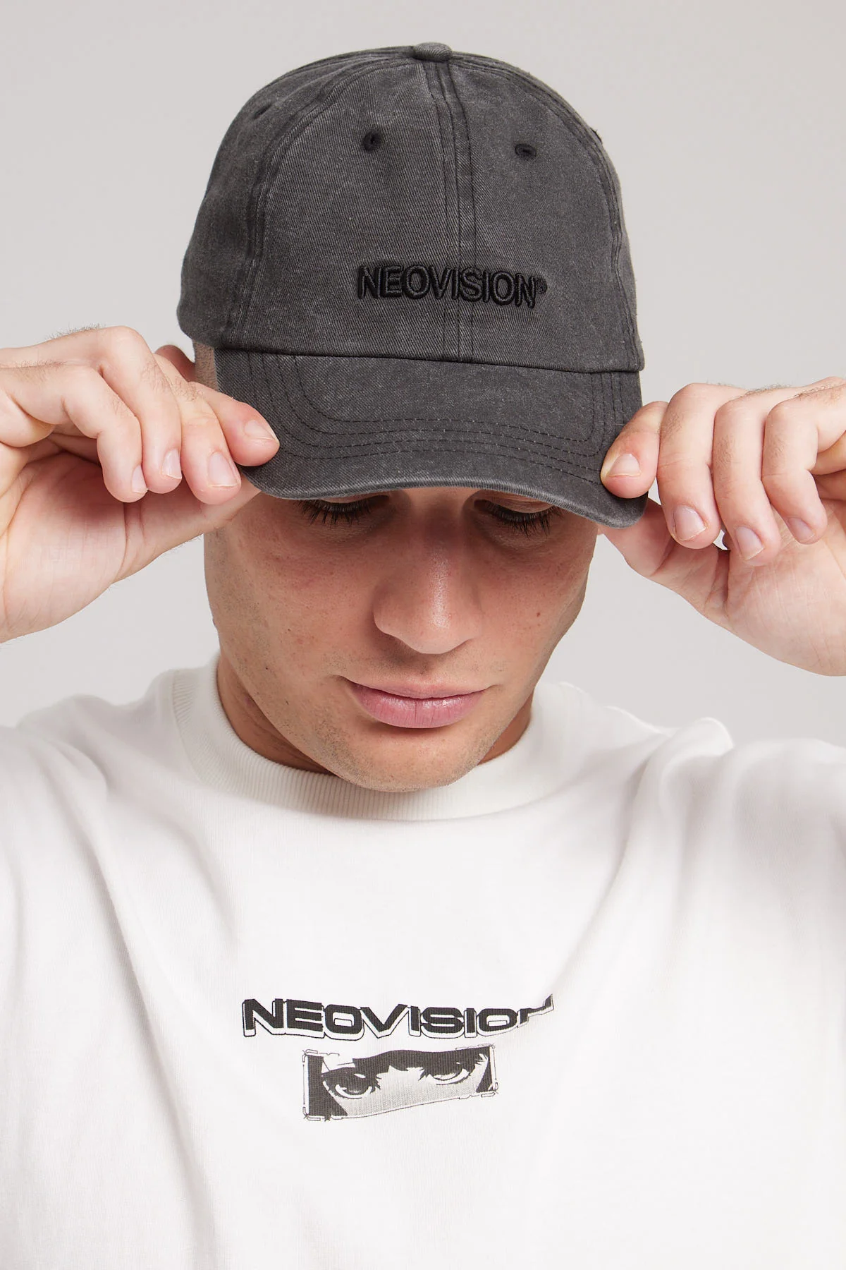 Neovision Curation Dad Cap Washed Black - Image 6