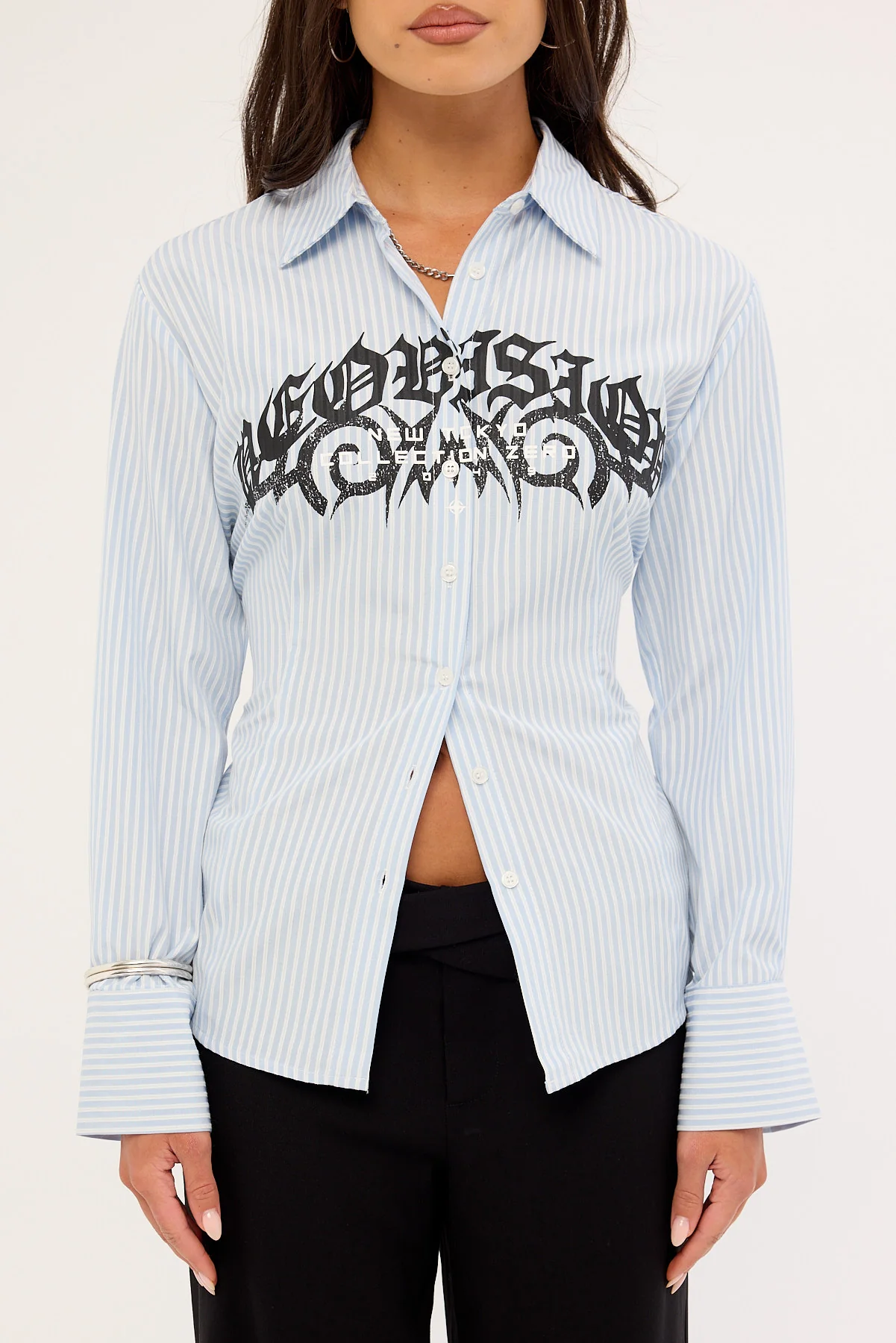 Neovision Cusp Long Sleeve Shirt Blue Stripe - Image 6