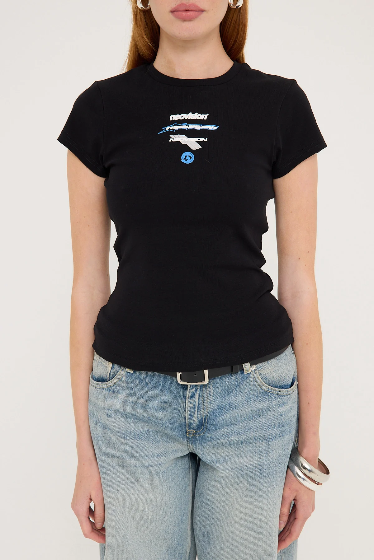 Neovision Decal Baby Tee Black - Image 5
