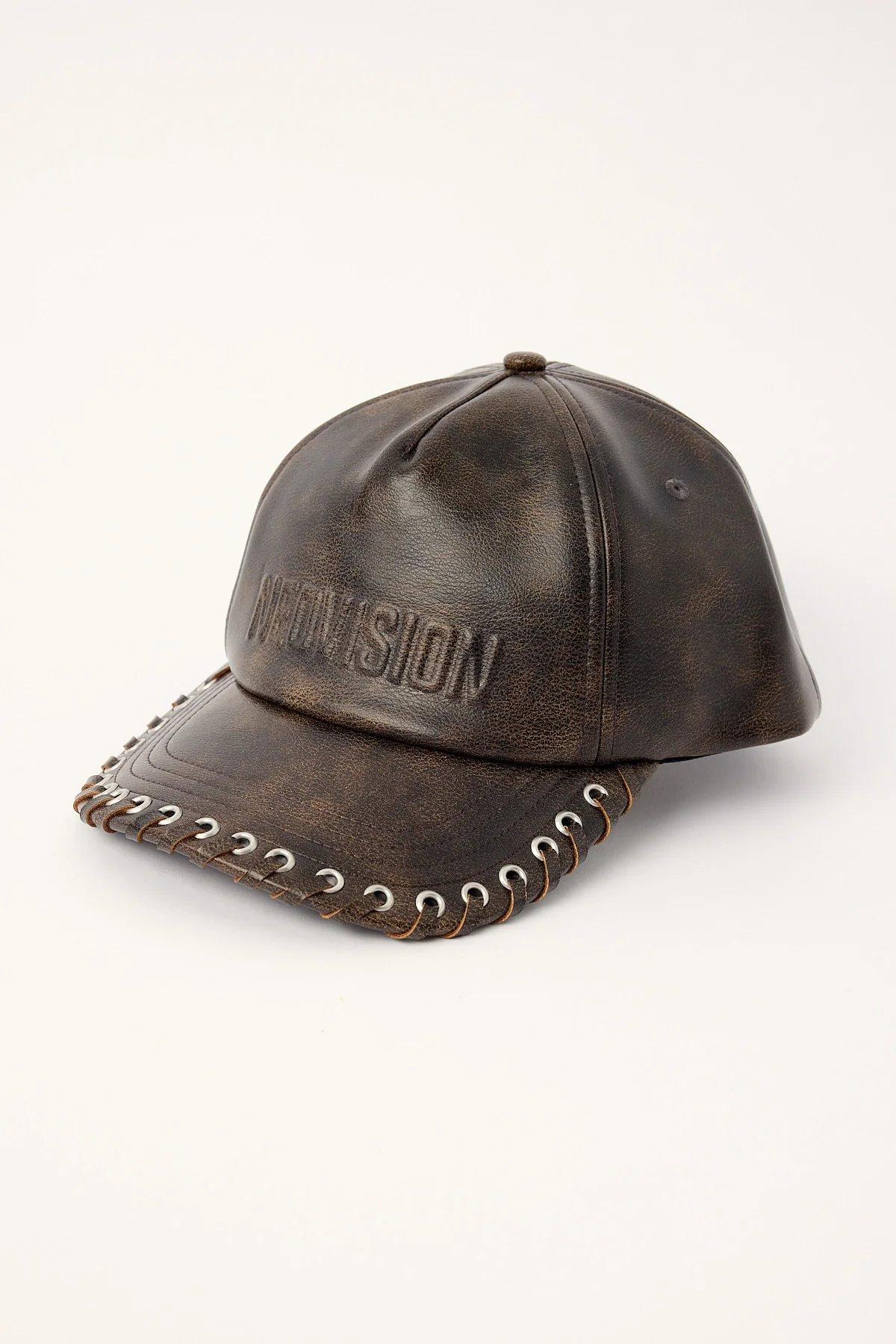 Neovision Decay PU Whipstitch Cap Brown - Image 4