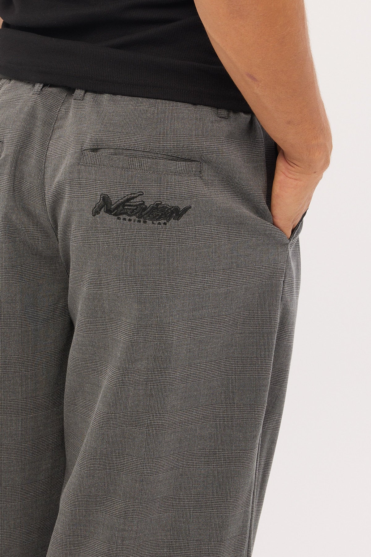 Neovision Desolate Tailored Trouser Grey Check - Image 3