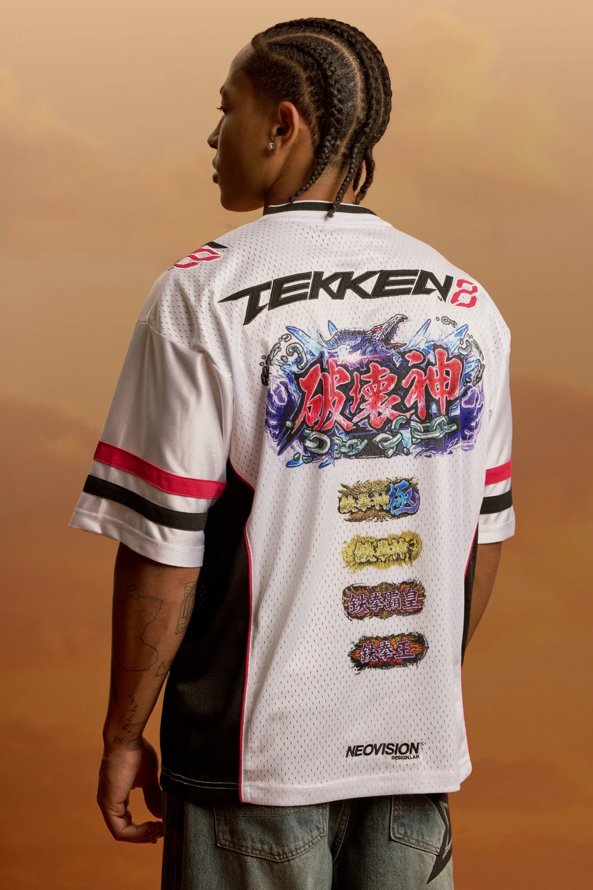 Neovision Destruction V Neck Jersey White