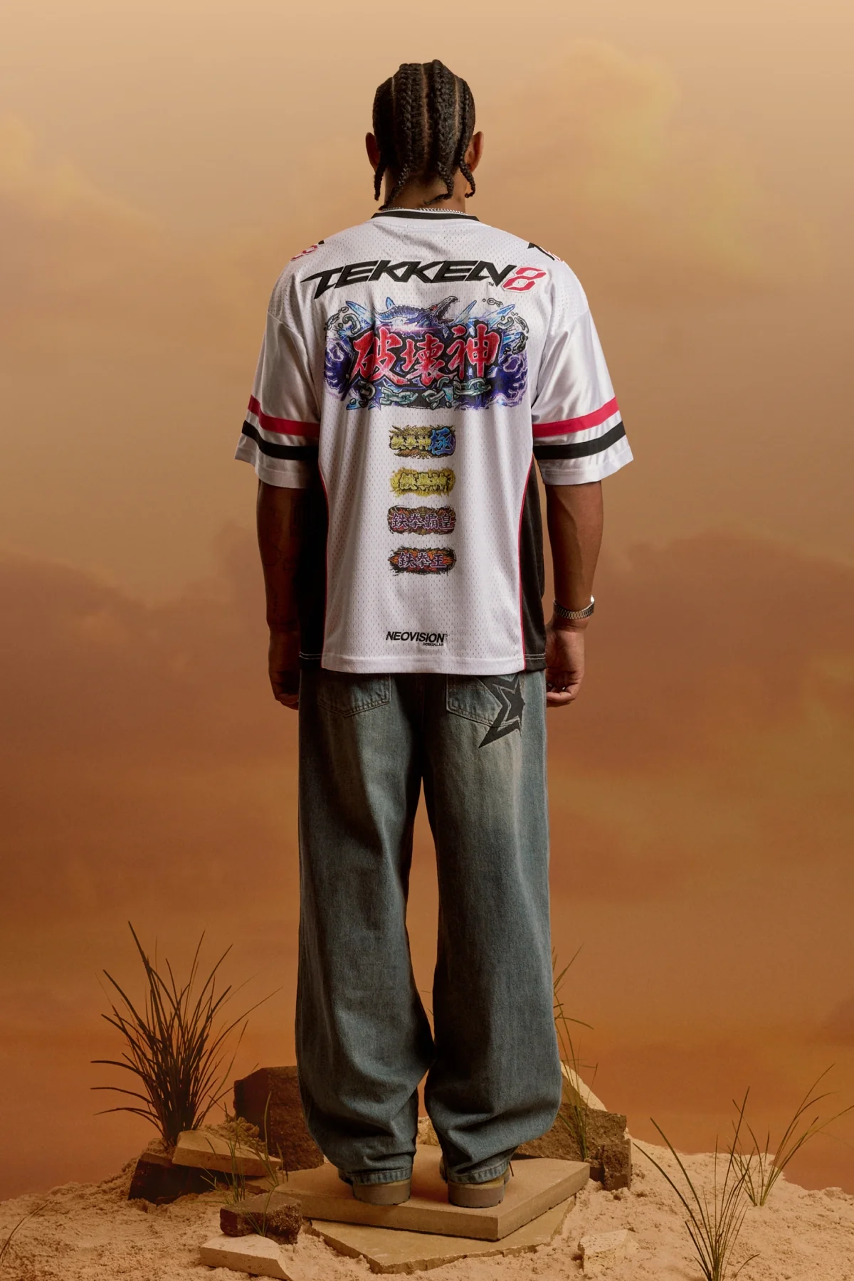 Neovision Destruction V Neck Jersey White - Image 3